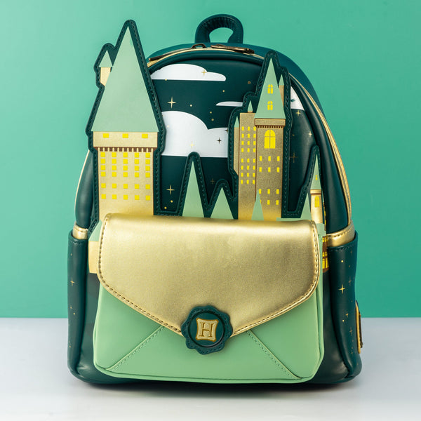 Loungefly x Harry Potter Golden Hogwarts Castle Mini Backpack – GeekCore