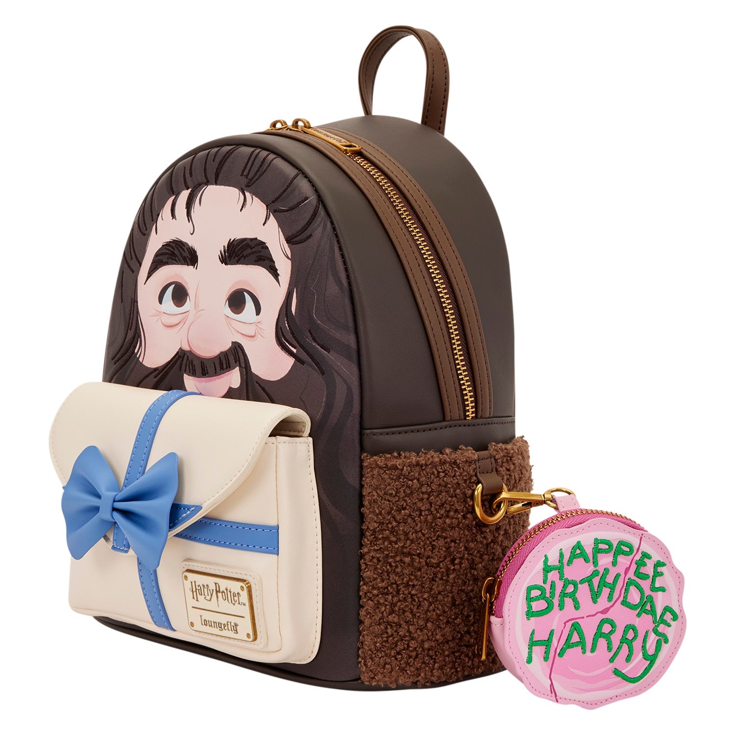 Loungefly x Harry Potter Hagrid Birthday Cake Mini Backpack With Coin Bag - GeekCore