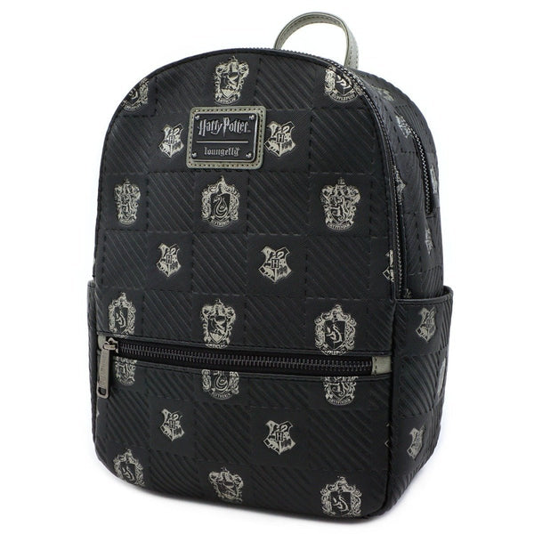 harry potter hogwarts crest mini backpack Loungefly x Harry Potter Hogwarts Crest Mini Faux Leather Backpack – GeekCore