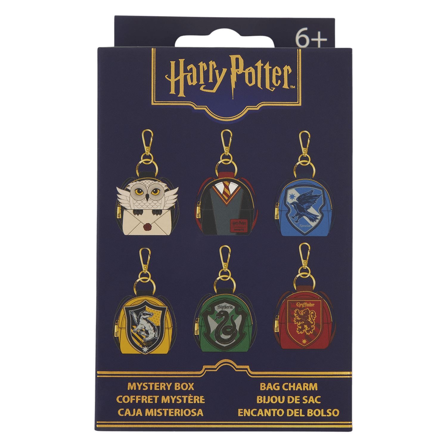 Loungefly x Harry Potter Hogwarts™ Mystery Mini Backpack Keychain Charm - GeekCore