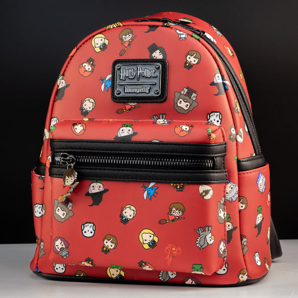 harry potter chibi print mini backpack Loungefly x Harry Potter Red Chibi Character Print Mini Backpack – GeekCore