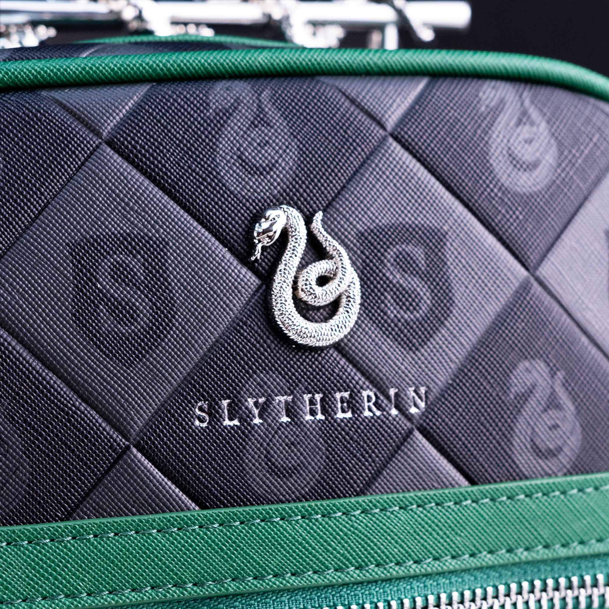 Loungefly x Harry Potter Slytherin Metal Snake Mini Backpack - GeekCore