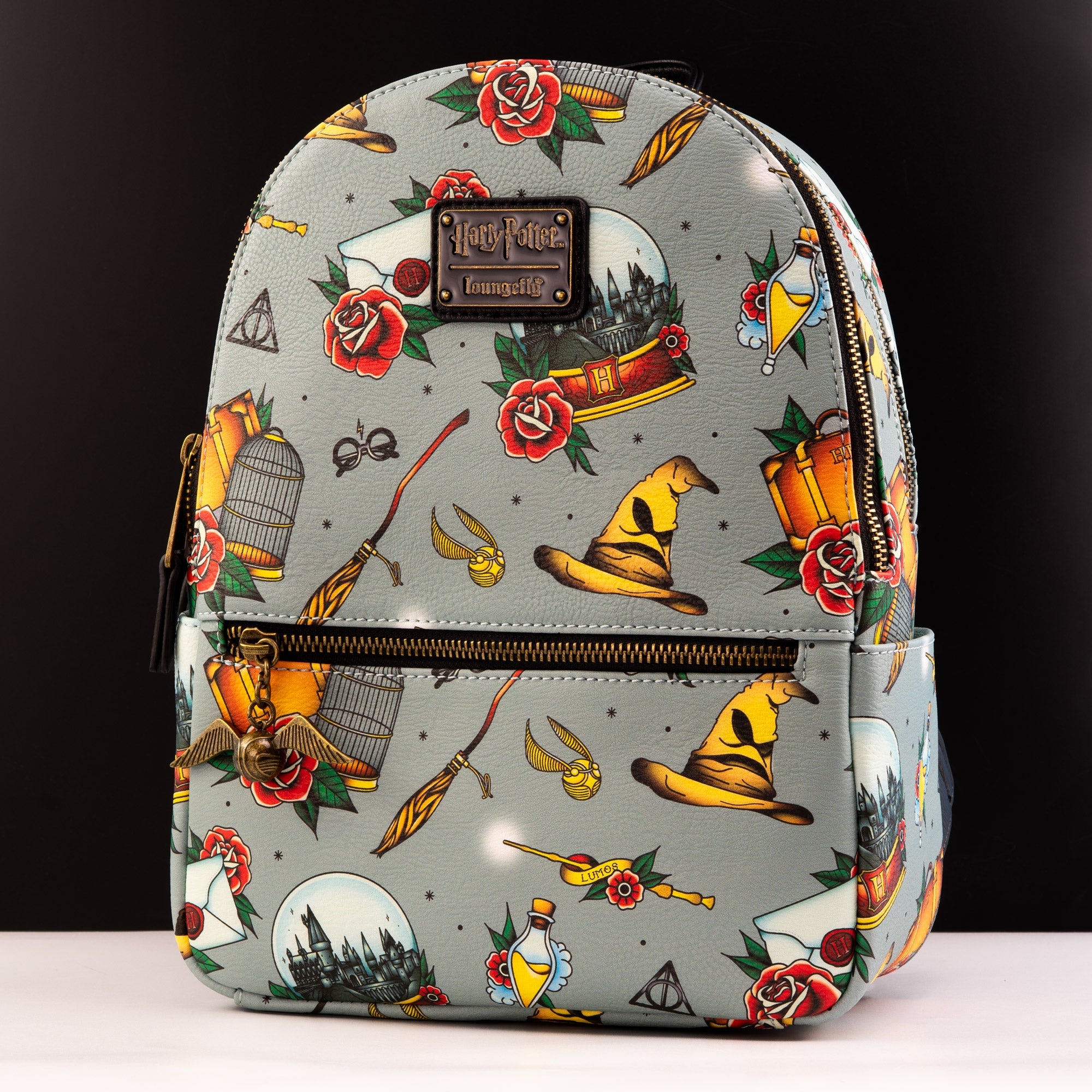 Loungefly x Harry Potter Tattoo Icons Mini Backpack - GeekCore
