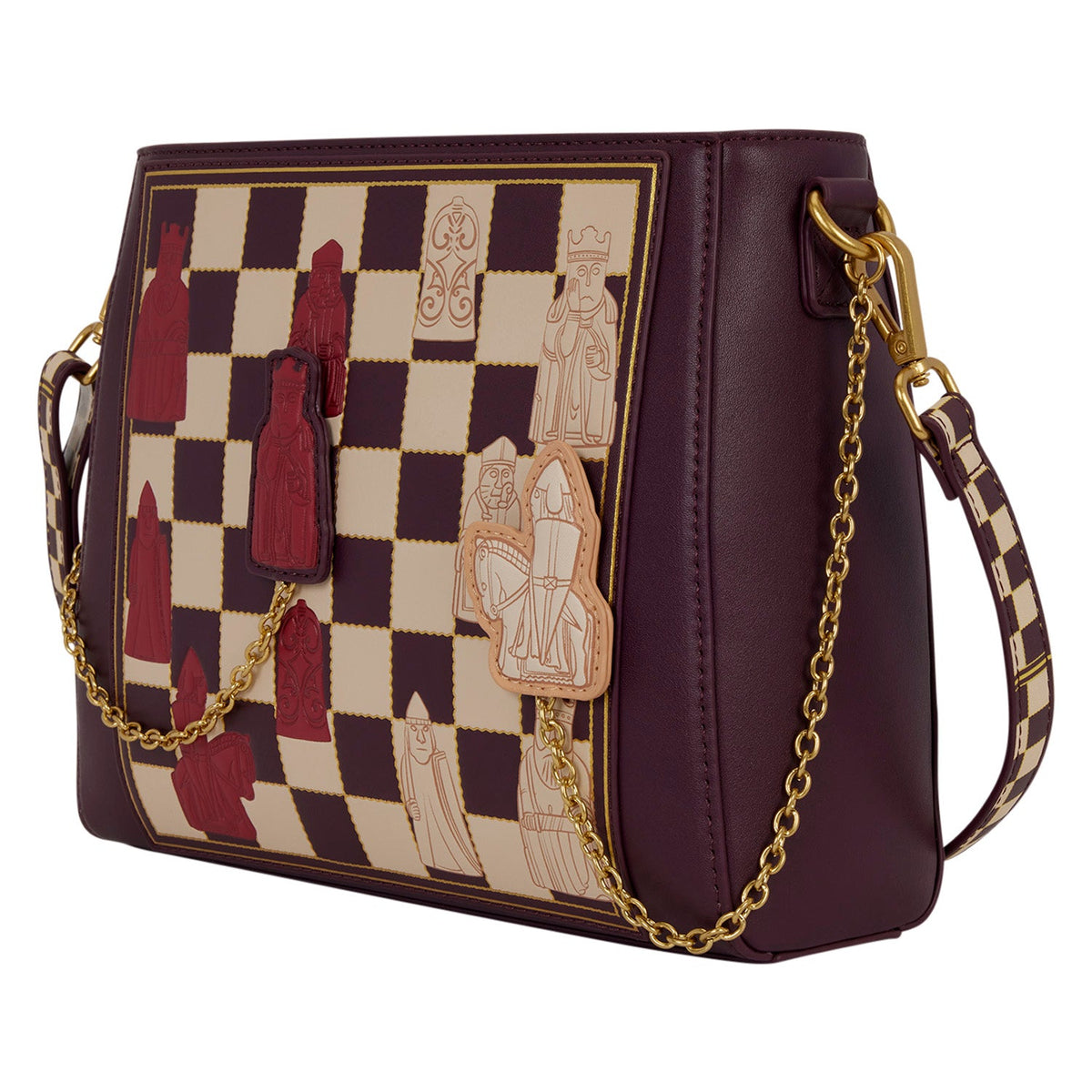 Loungefly x Harry Potter Wizard Chess Crossbody Bag with Playable Pieces - GeekCore