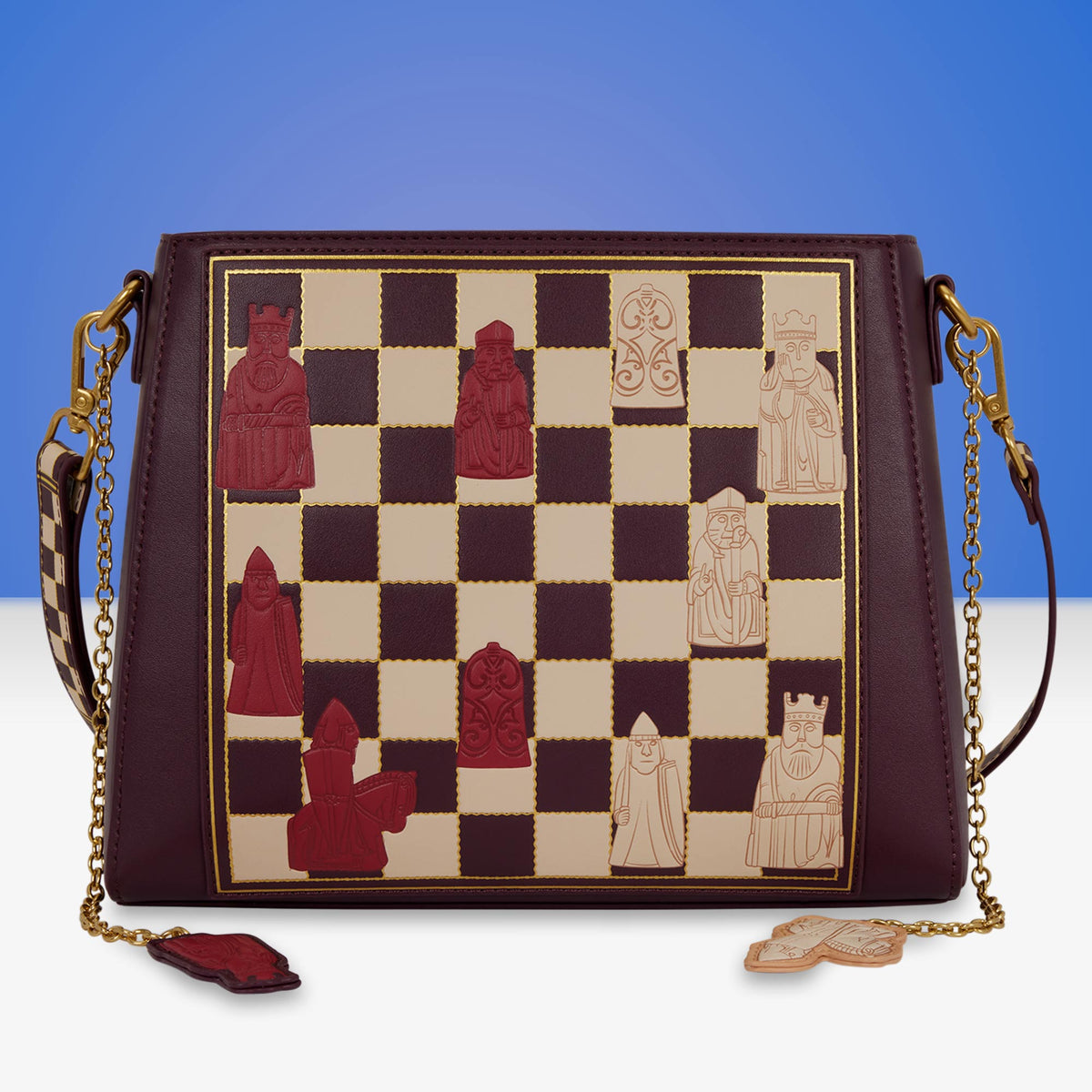 Loungefly x Harry Potter Wizard Chess Crossbody Bag with Playable Pieces - GeekCore
