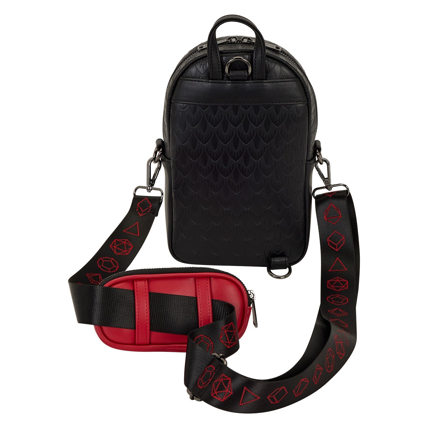 Loungefly x Hasbro Dungeons & Dragons Sling Bag With Coin Bag - GeekCore