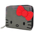 Loungefly x Hello Kitty Grey Plaid Zip Around Purse - GeekCore