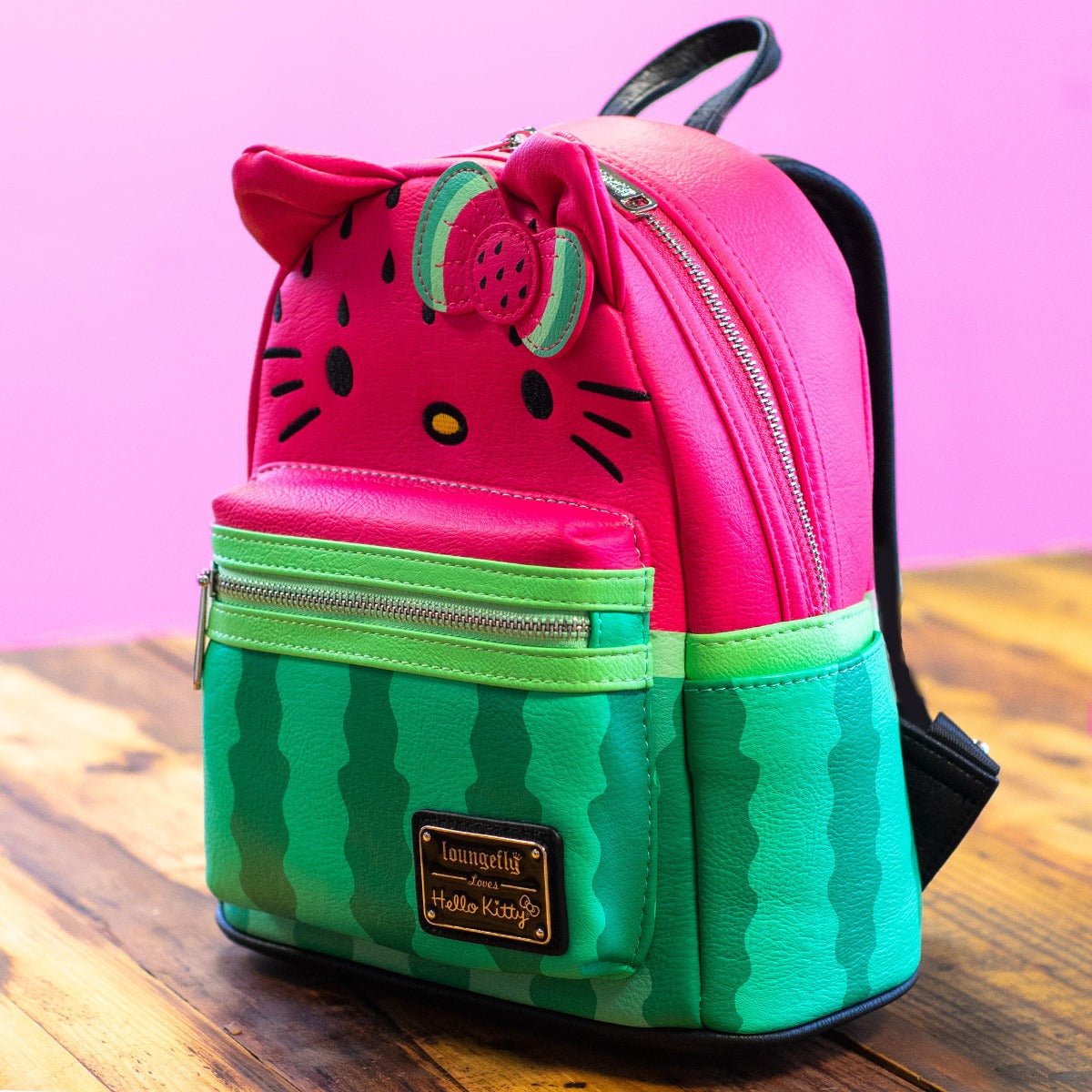 hello kitty loungefly backpack uk Loungefly x Hello Kitty Watermelon Mini Backpack – GeekCore