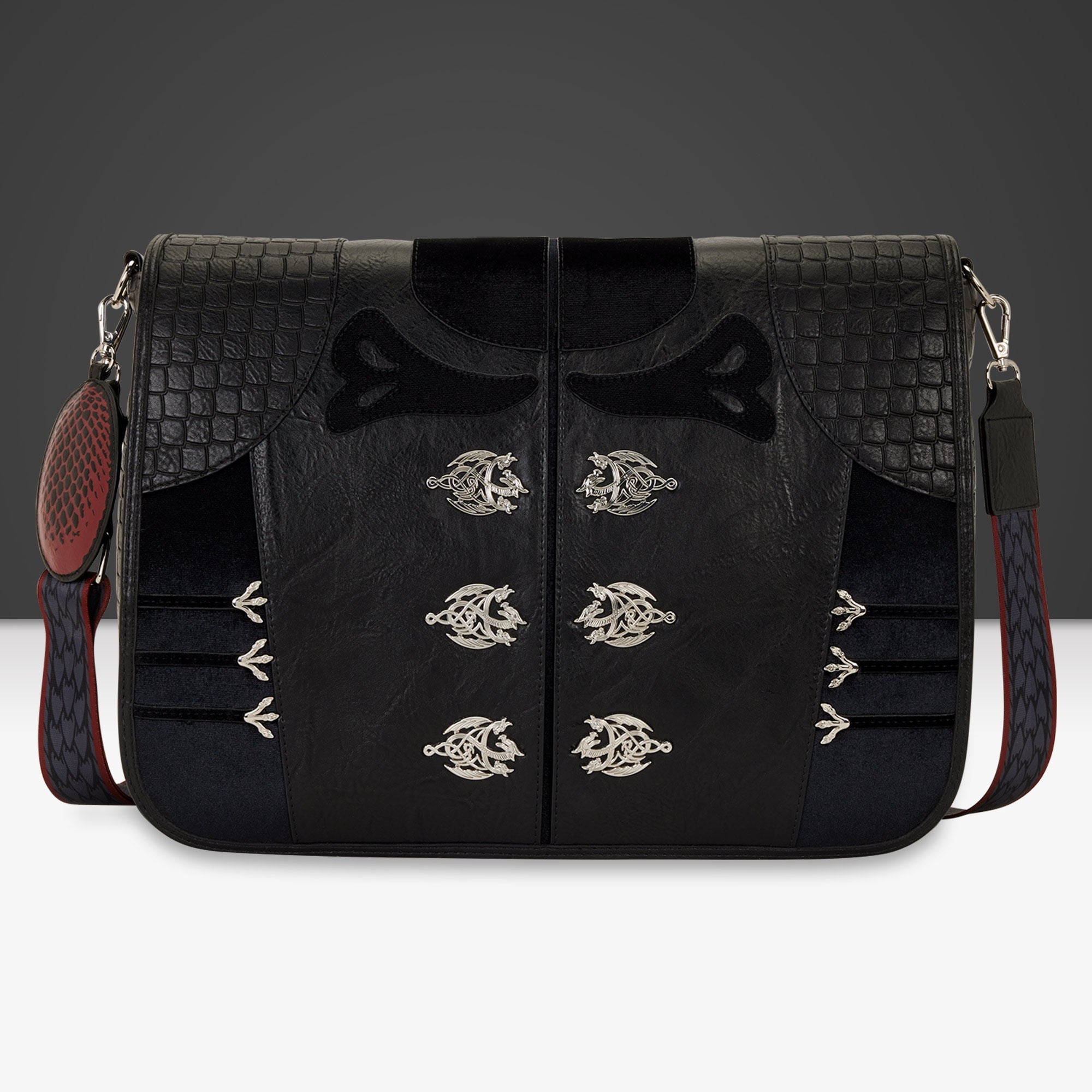 Loungefly x House of the Dragon Crossbody Targaryen Messenger Bag with Coin Bag - GeekCore