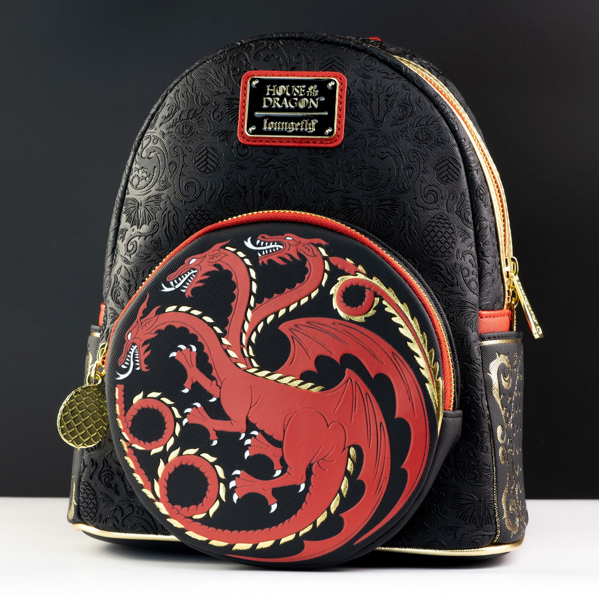 game of thrones house targaryen mini backpack purse Loungefly x House of the Dragon Targaryen Mini Backpack – GeekCore