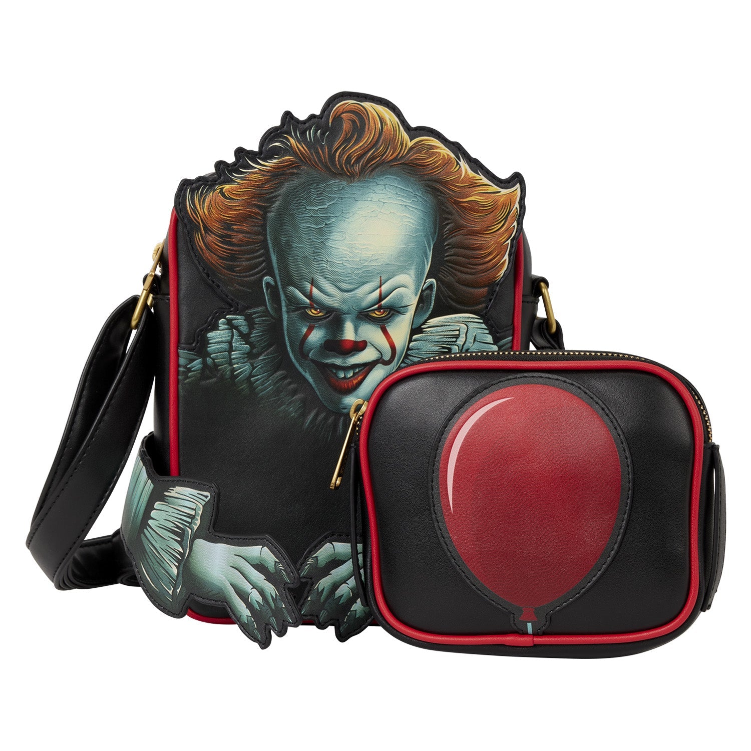 Loungefly x IT Pennywise Balloon Crossbuddies Bag - GeekCore