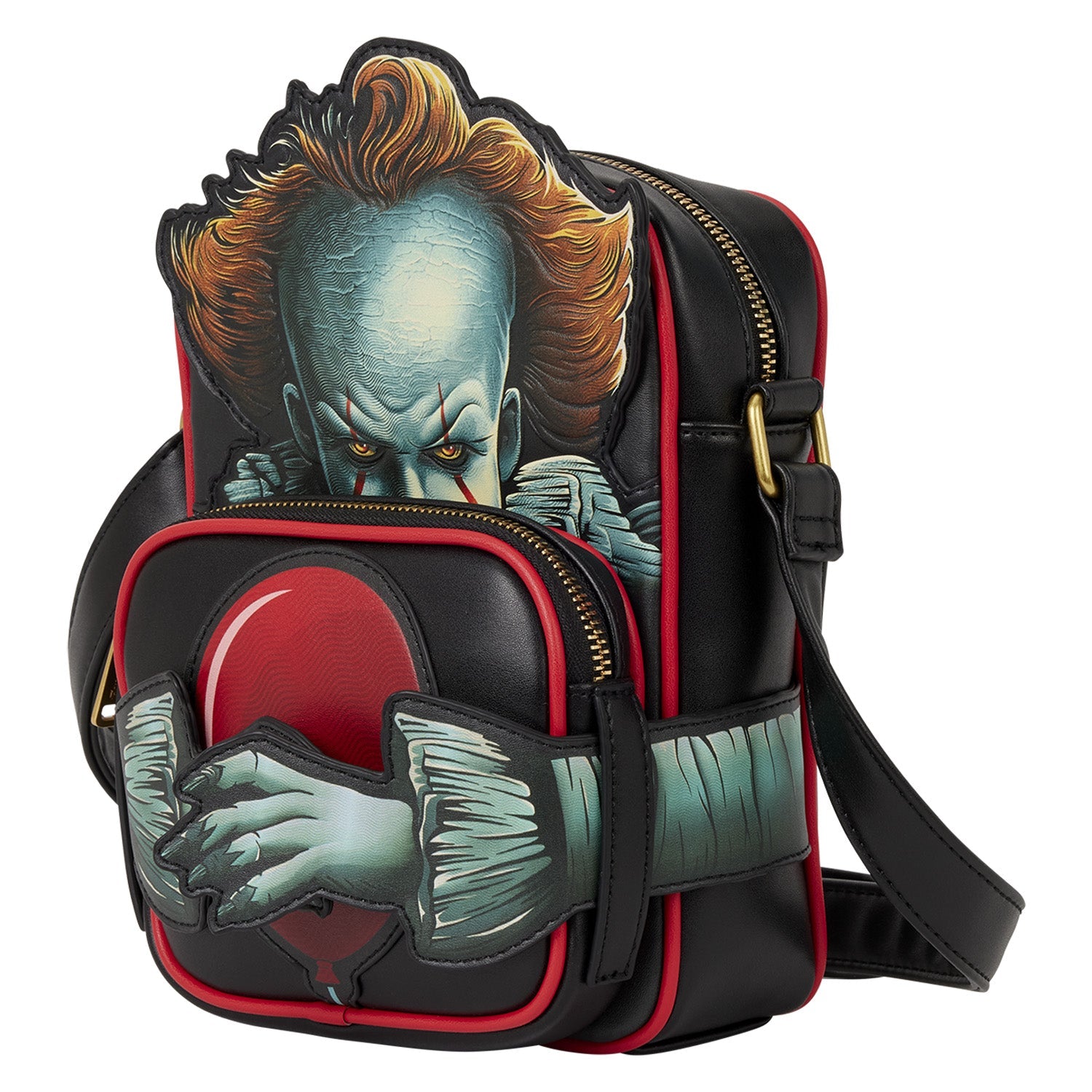 Loungefly x IT Pennywise Balloon Crossbuddies Bag - GeekCore