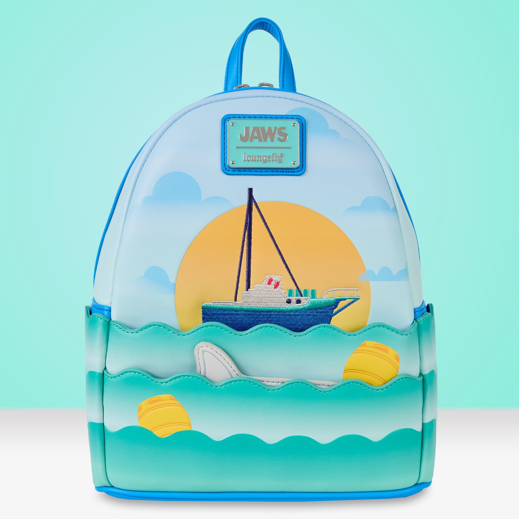 Loungefly x Jaws Ocean Scene Mini Backpack - GeekCore