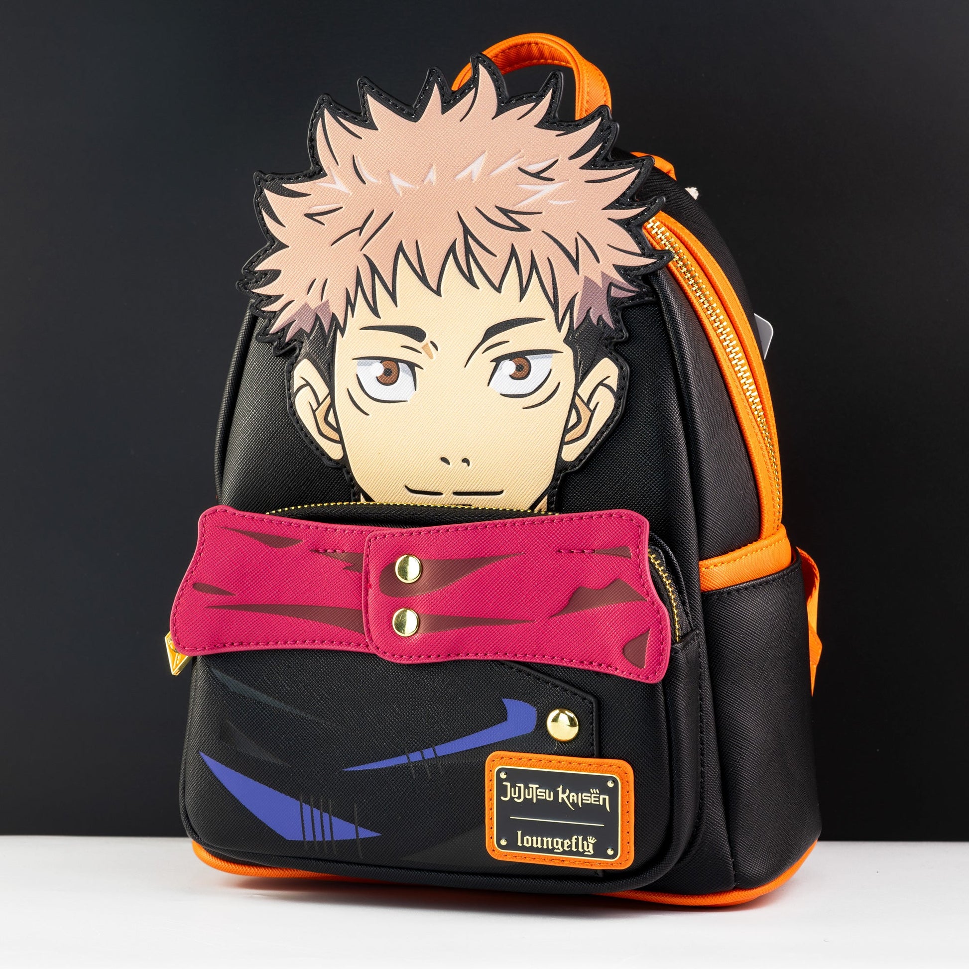 jujutsu kaisen mini backpack Loungefly x Jujutsu Kaisen Yuji Itadori Cosplay Mini Backpack – GeekCore