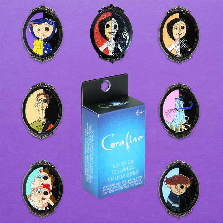 Loungefly x Laika Coraline Character Split Portrait Blind Box Mystery ...