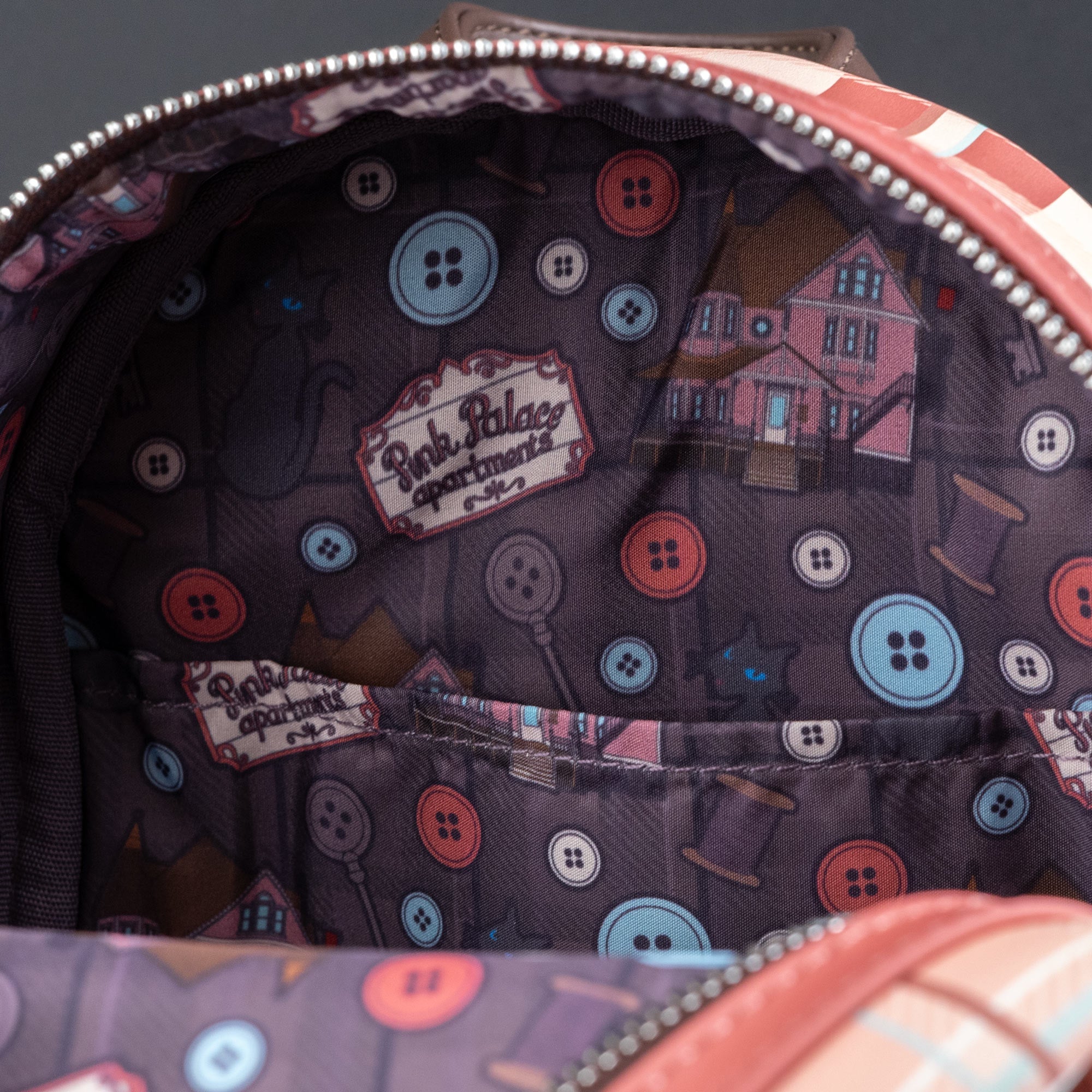 Loungefly x Laika Coraline Pink Palace Mini Backpack - GeekCore