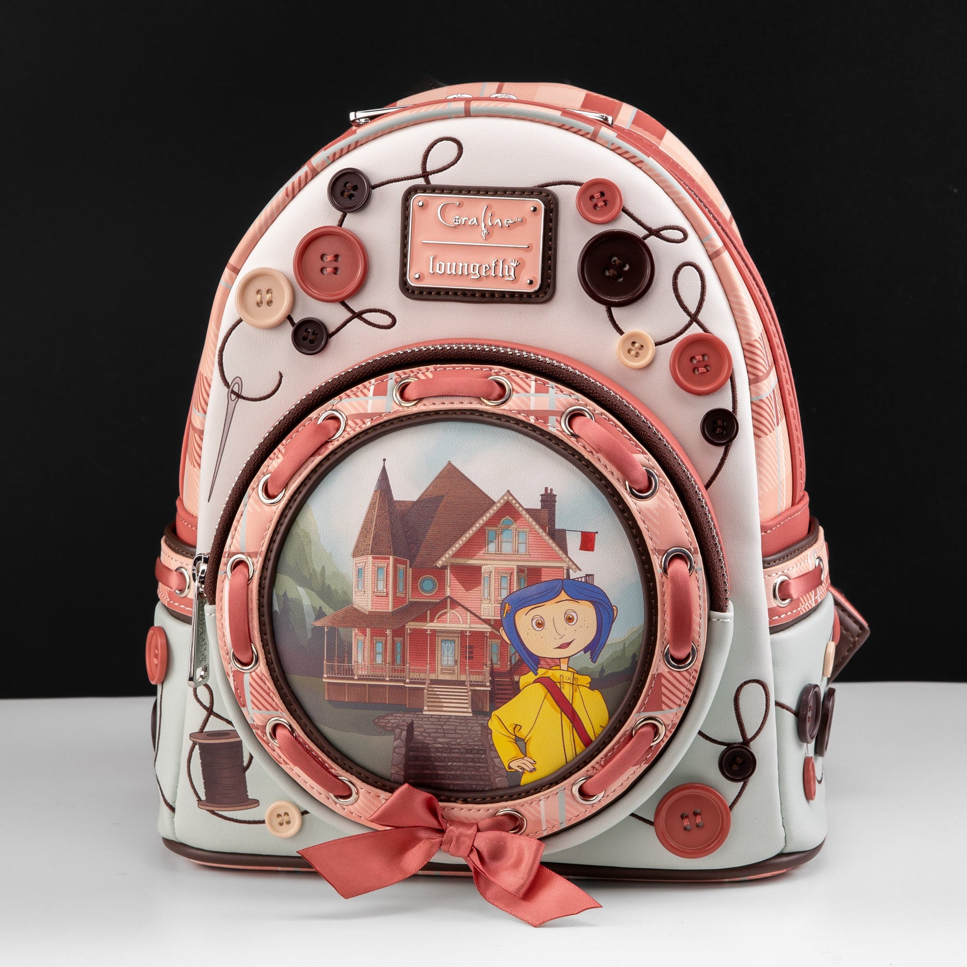 Loungefly x Laika Coraline Pink Palace Mini Backpack - GeekCore