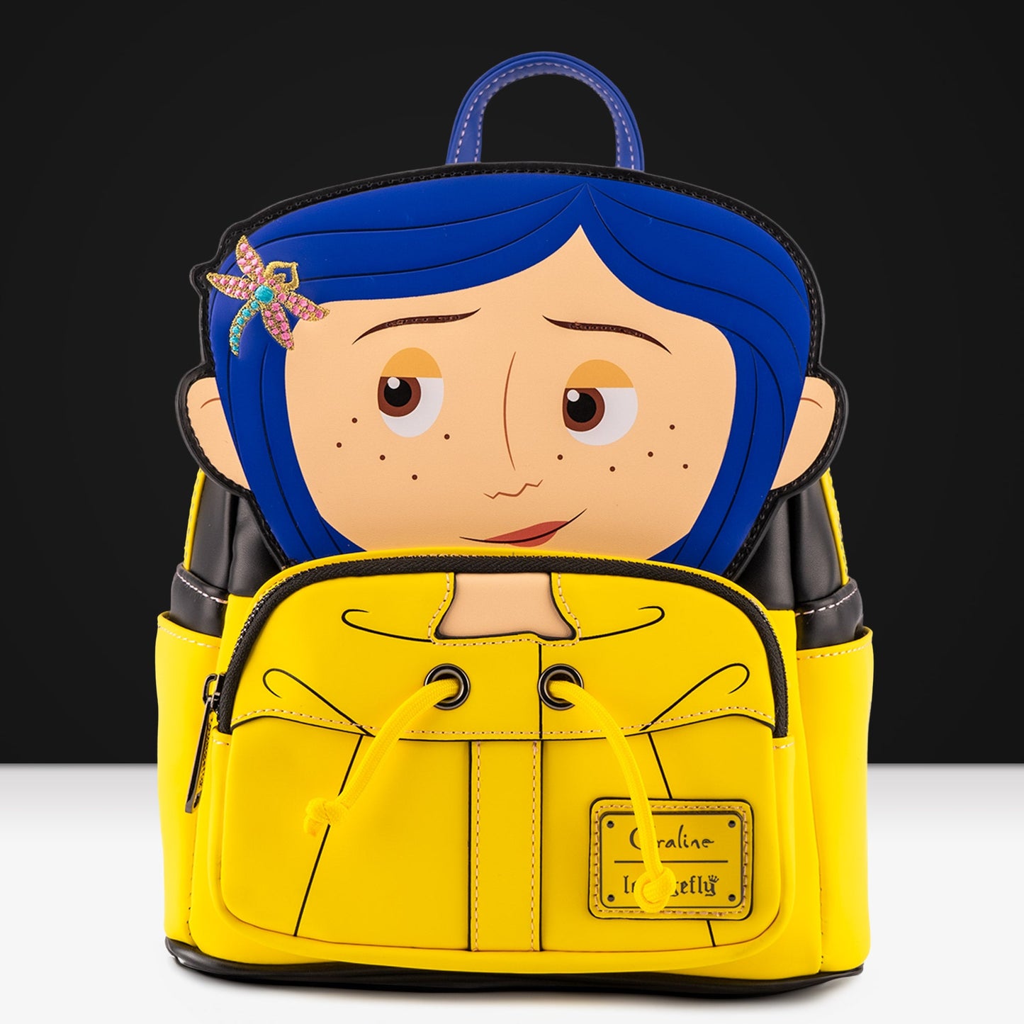 Loungefly x Laika Coraline Raincoat Mini Backpack - GeekCore