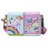 Loungefly x Lisa Frank Glitter Colour Block Crossbody Bag - GeekCore