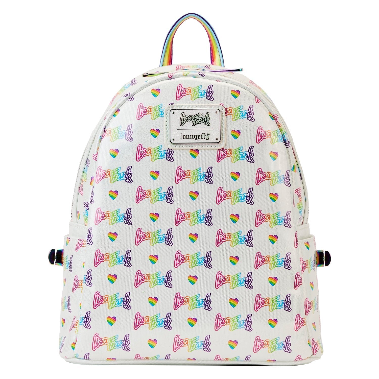 Loungefly x Lisa Frank Rainbow Heart Mini Backpack - GeekCore