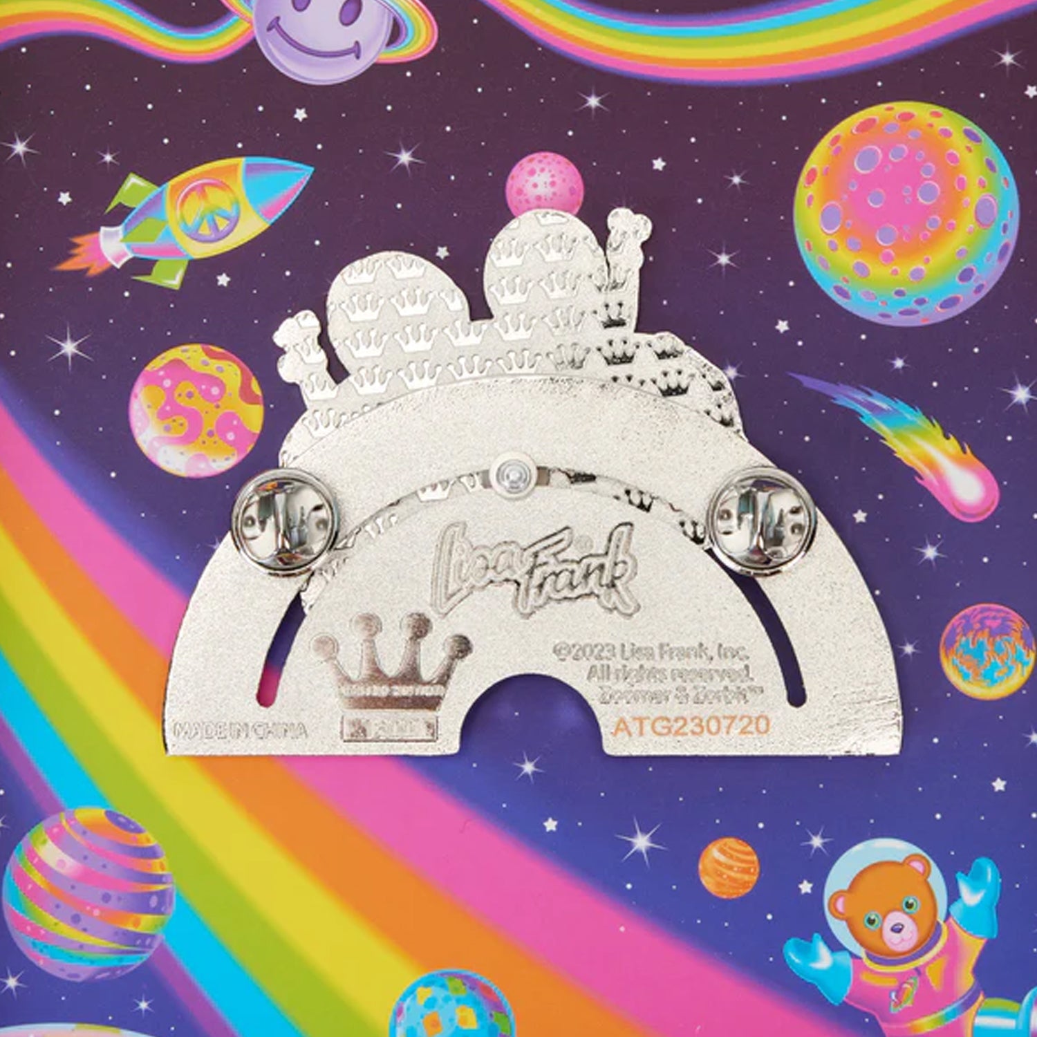 Loungefly x Lisa Frank Zoomer and Zorbit 3 Inch Sliding Pin - GeekCore
