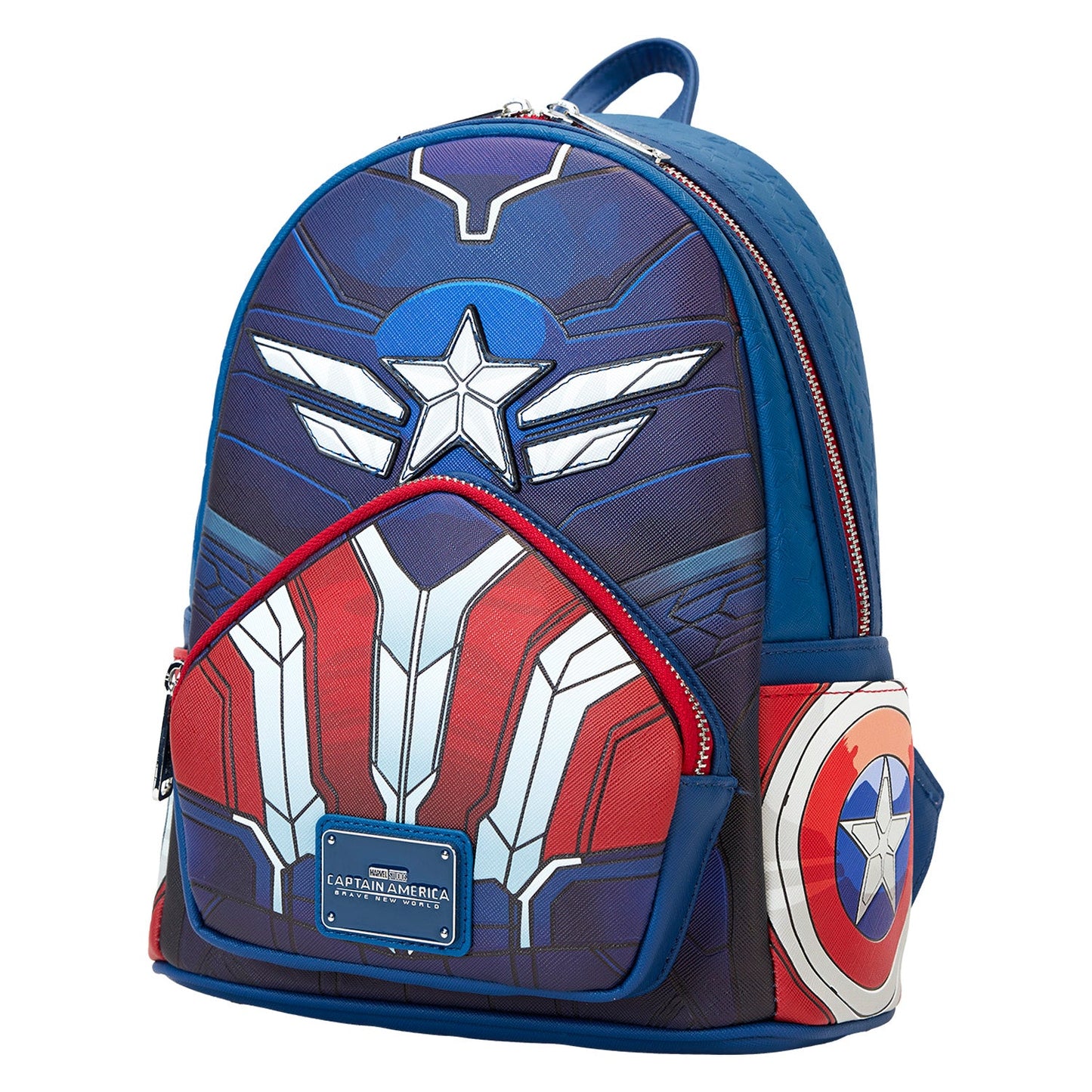 Loungefly x Marvel Captain America Brave New World Cosplay Mini Backpack - GeekCore