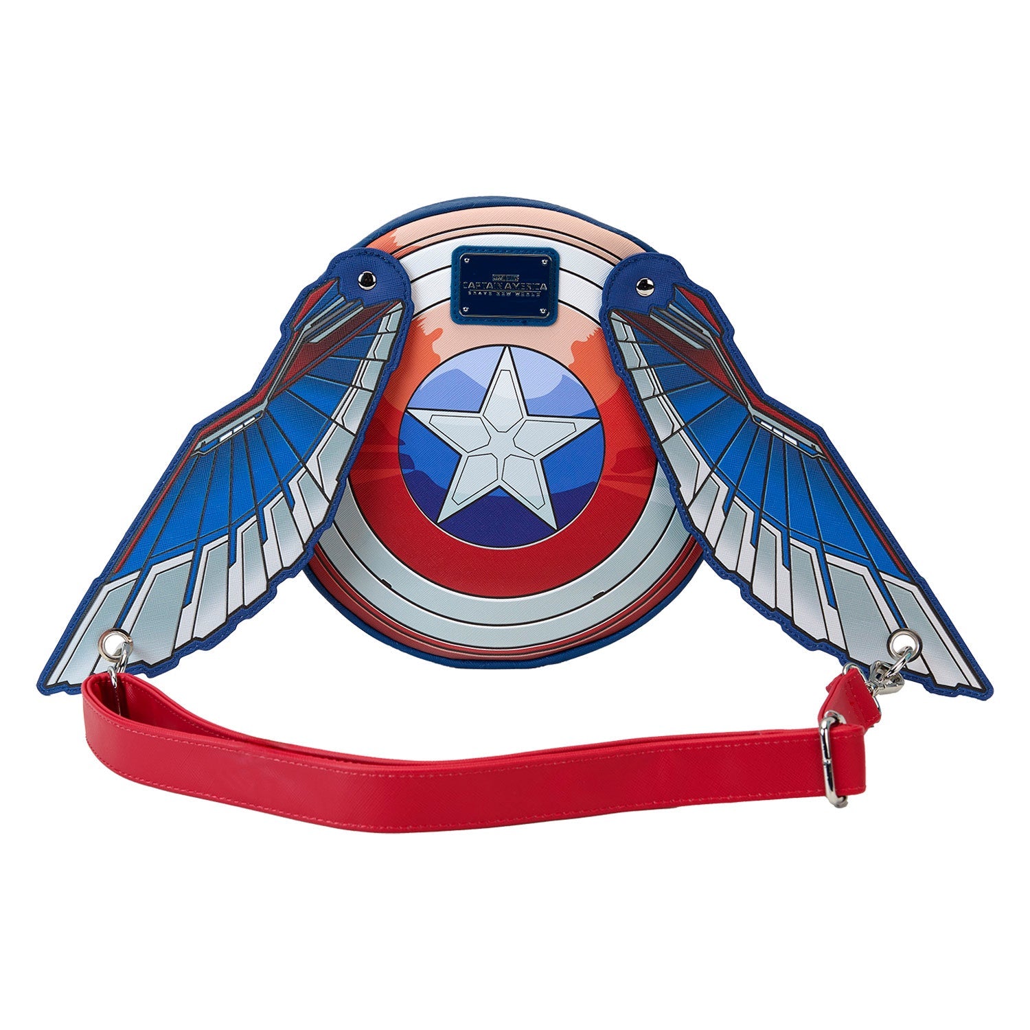 Loungefly x Marvel Captain America Brave New World Wings Crossbody Bag - GeekCore