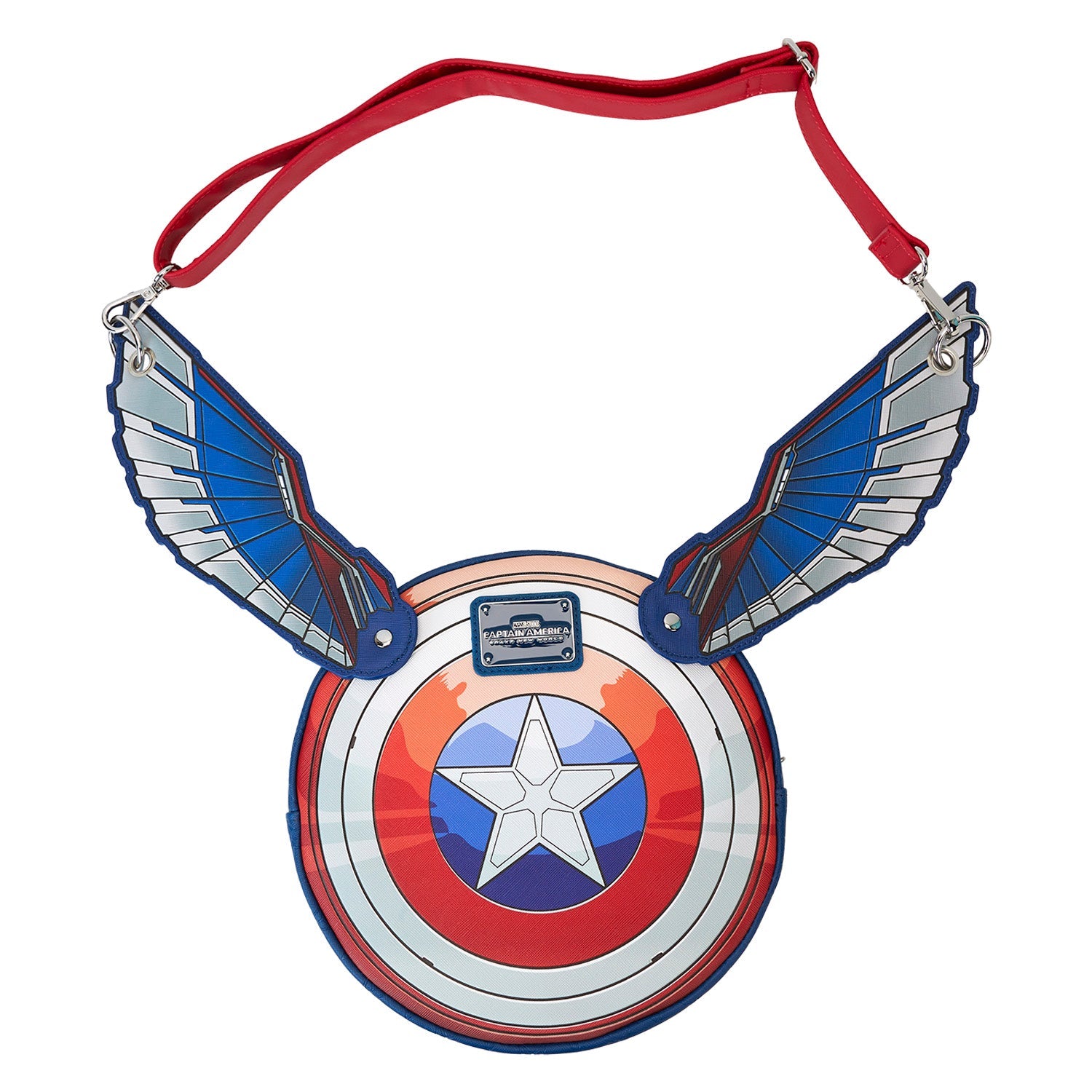 Loungefly x Marvel Captain America Brave New World Wings Crossbody Bag - GeekCore