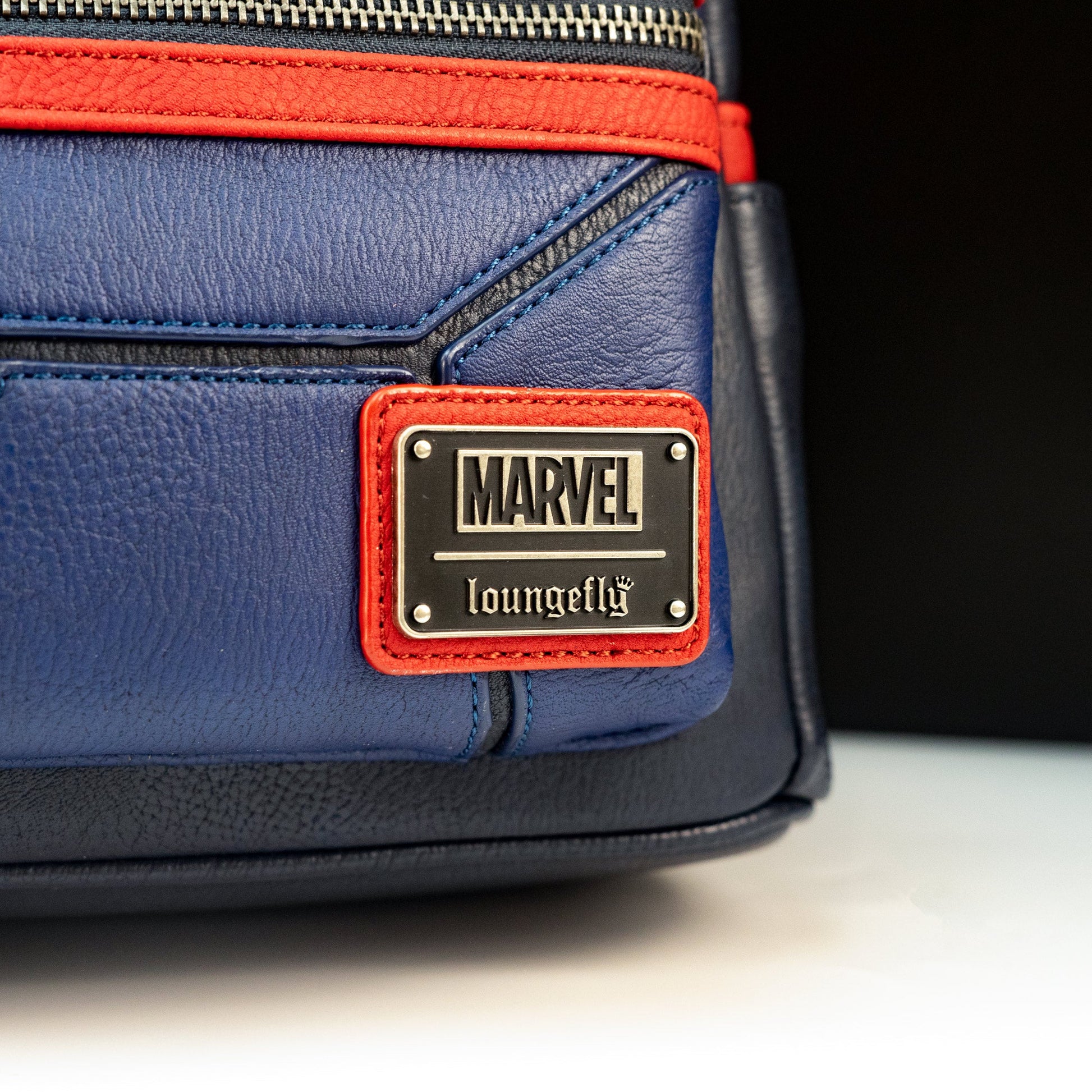 captain marvel faux leather mini backpack Official Loungefly x Marvel Captain America Mini Backpack – GeekCore