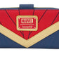 Loungefly x Marvel Captain Marvel Zip Around Purse - GeekCore