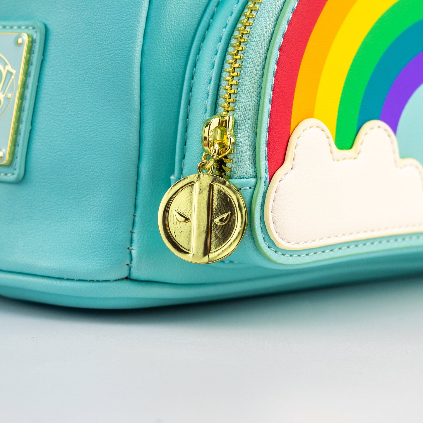 Loungefly x Marvel Deadpool 30th Anniversary Unicorn Rainbow Mini Backpack - GeekCore