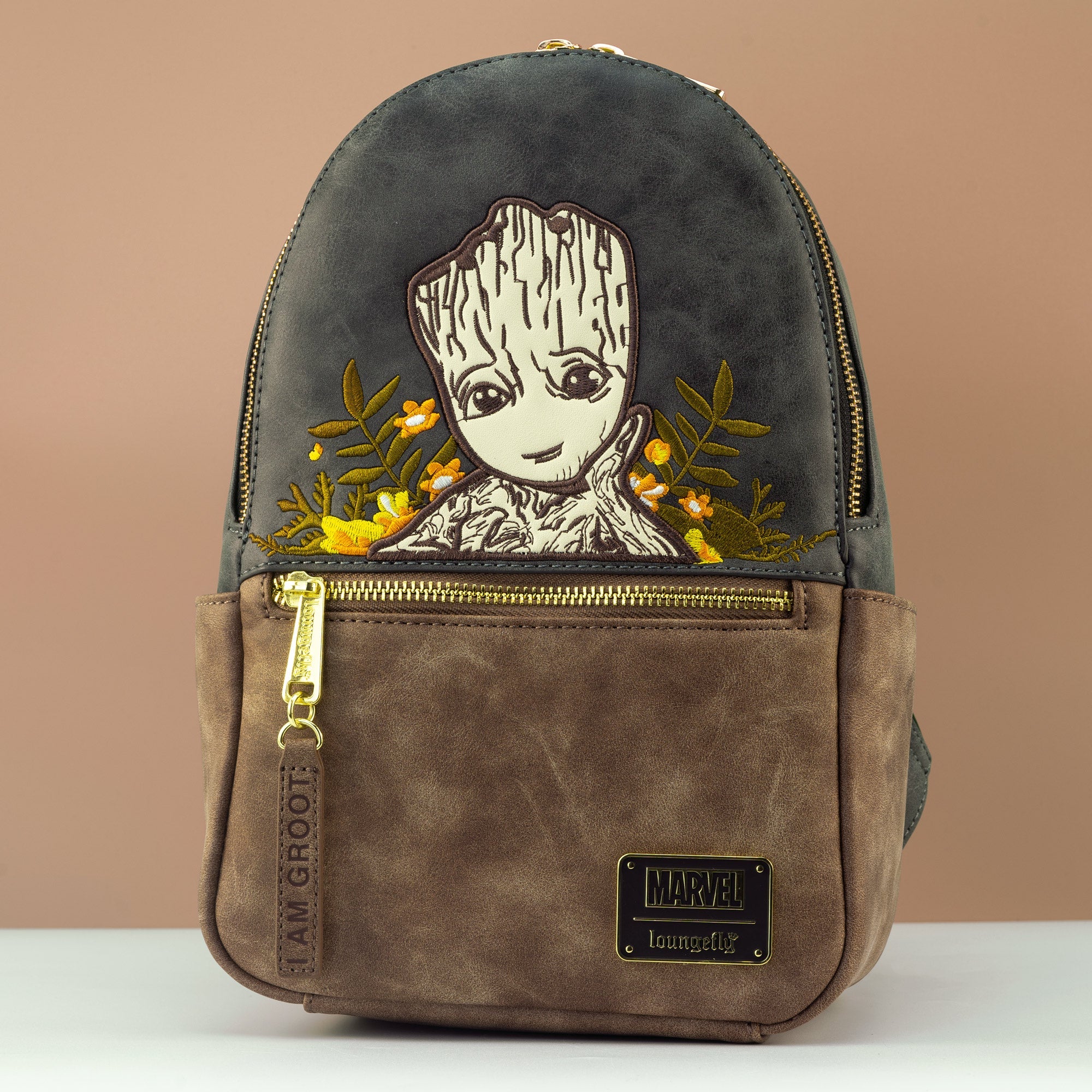 groot loungefly mini backpack Pop! By Marvel and Rocket Standard while the detailed patch gives it unmistakable character shelf appeal Loungefly Marvel Guardians of The