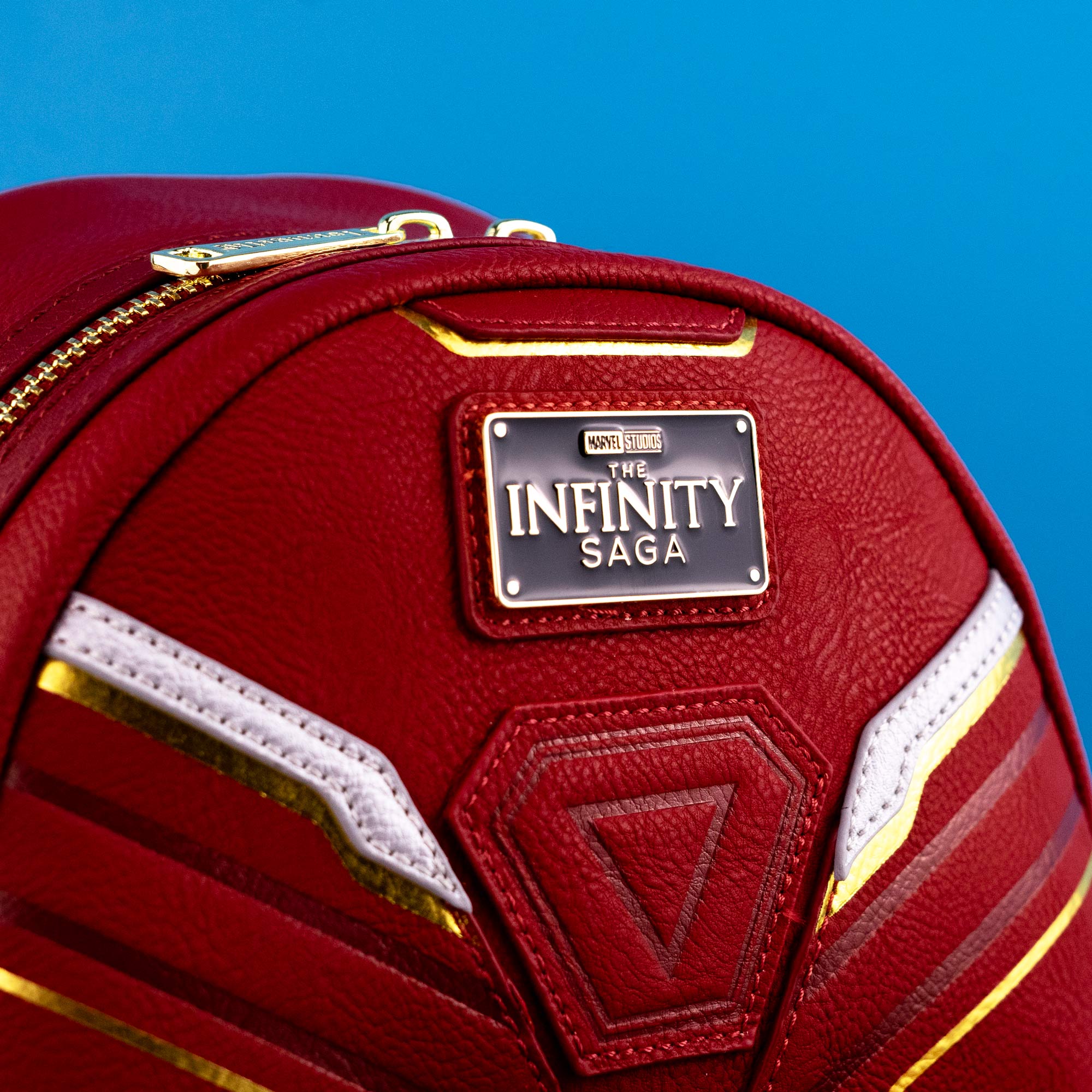 Loungefly x Marvel Infinity Gauntlet Iron Man Cosplay Mini Backpack - GeekCore