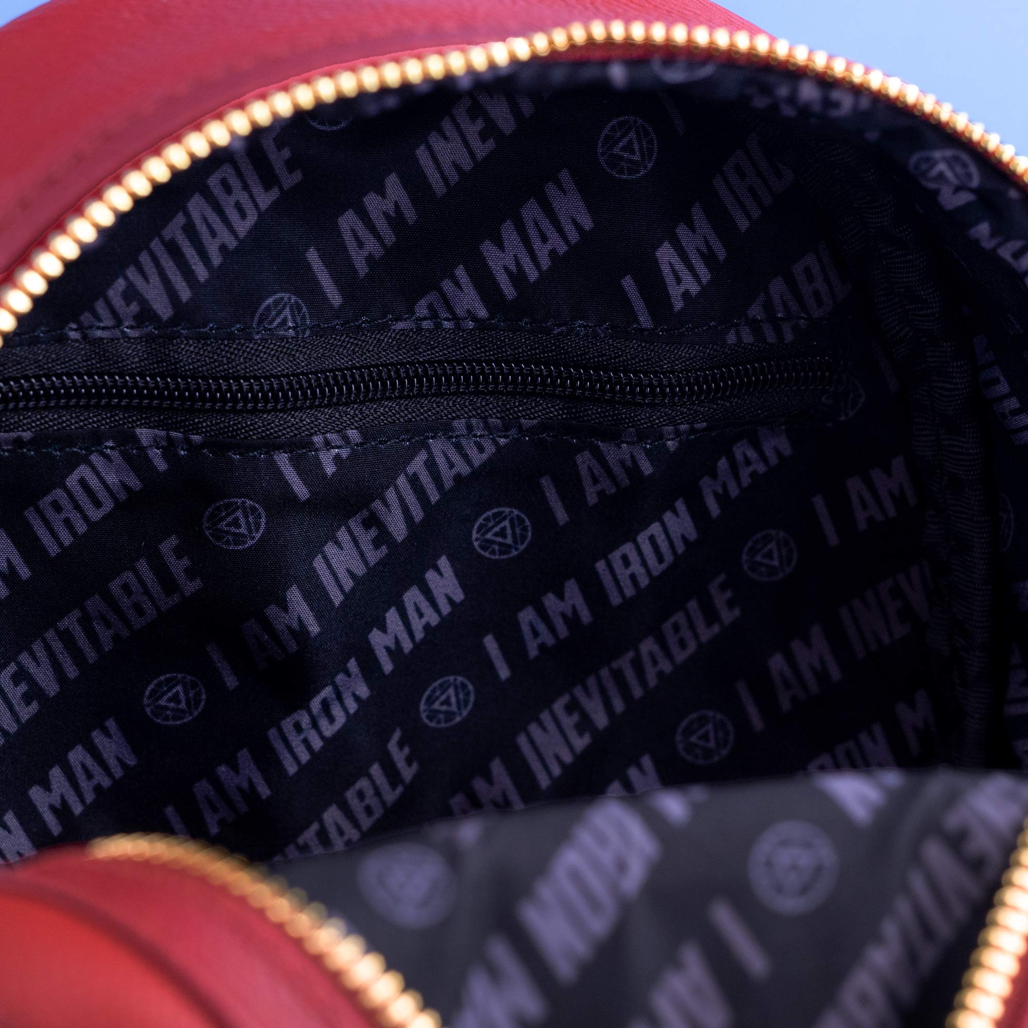 Loungefly x Marvel Infinity Gauntlet Iron Man Cosplay Mini Backpack - GeekCore