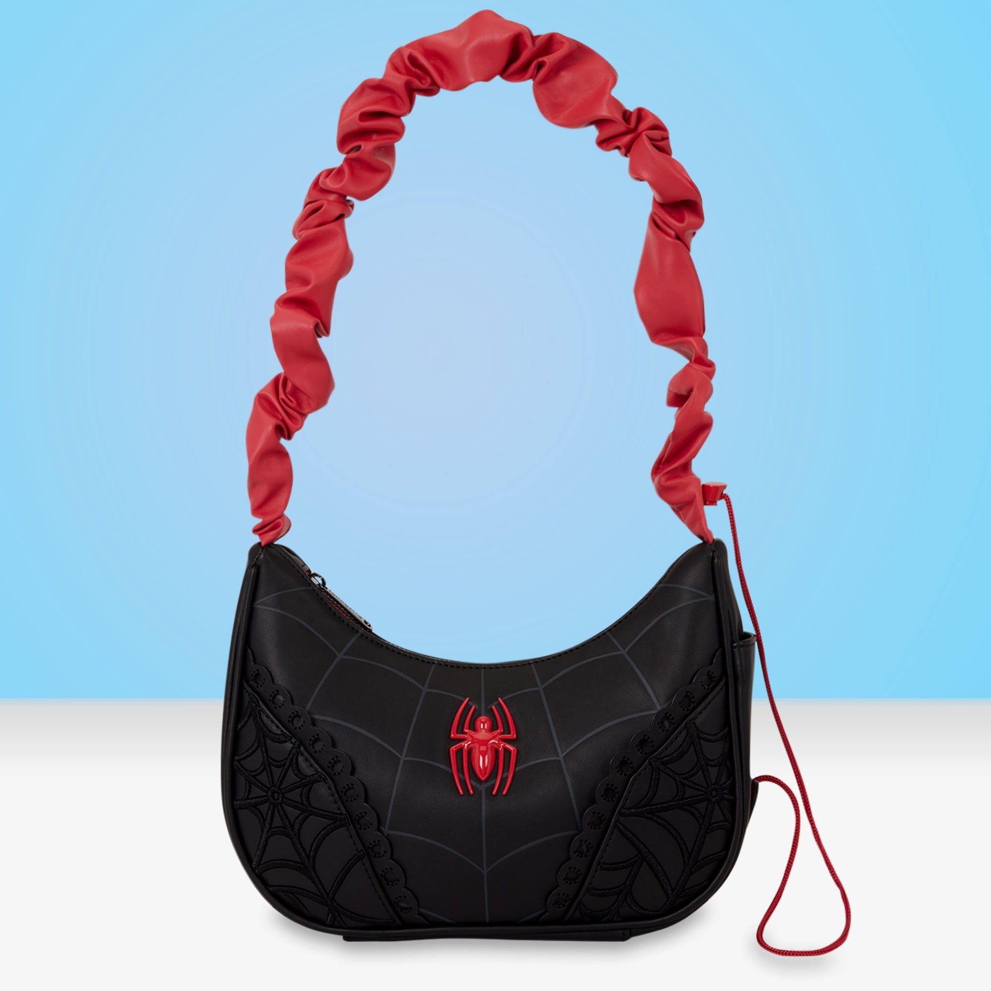 Loungefly x Marvel Spider-Man Spider Web Crossbody Bag - GeekCore
