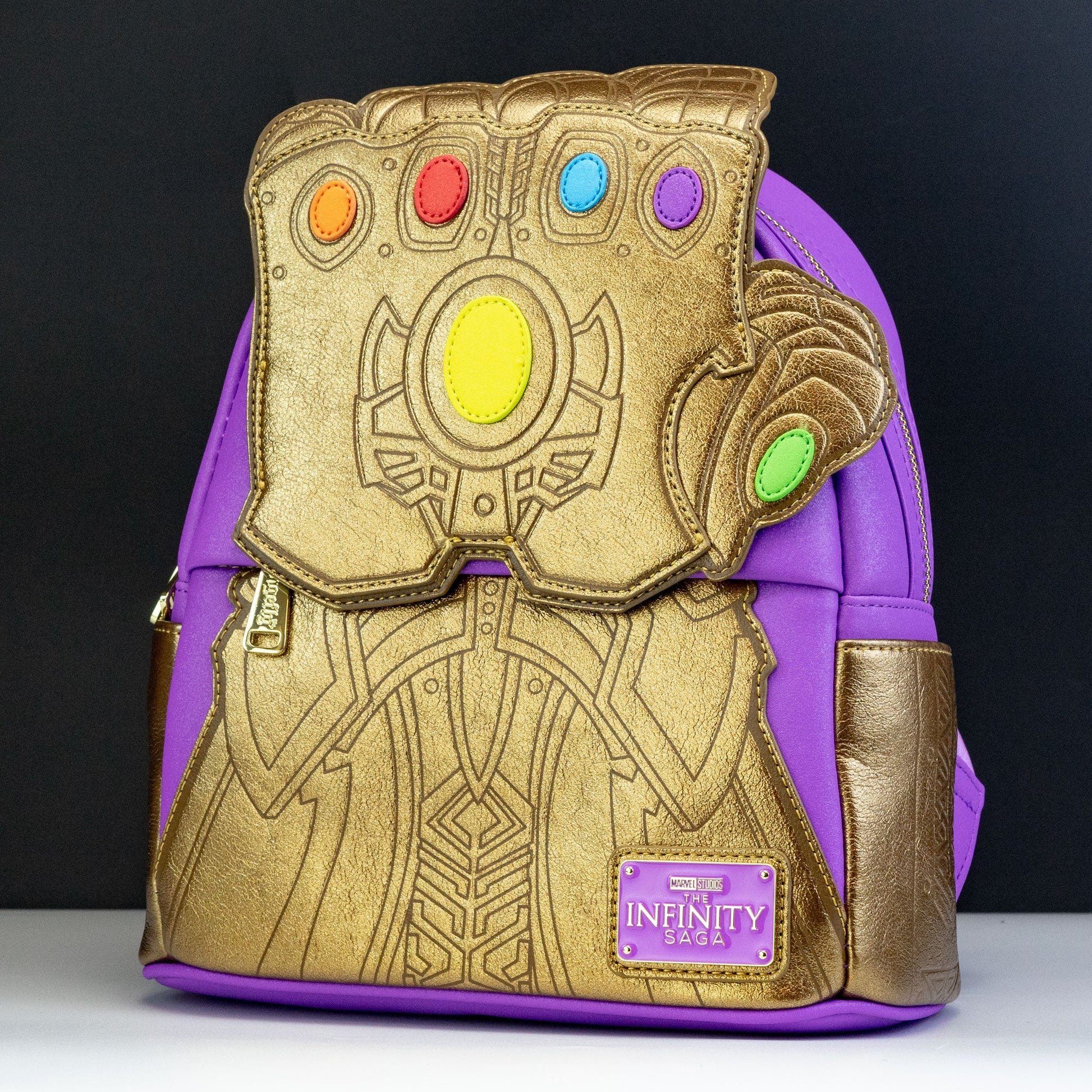 captain marvel mini backpack loungefly America Shield US Exclusive It has awesome cartoon style detail of Captain Marvel Marvel Loungefly Captain America Shine