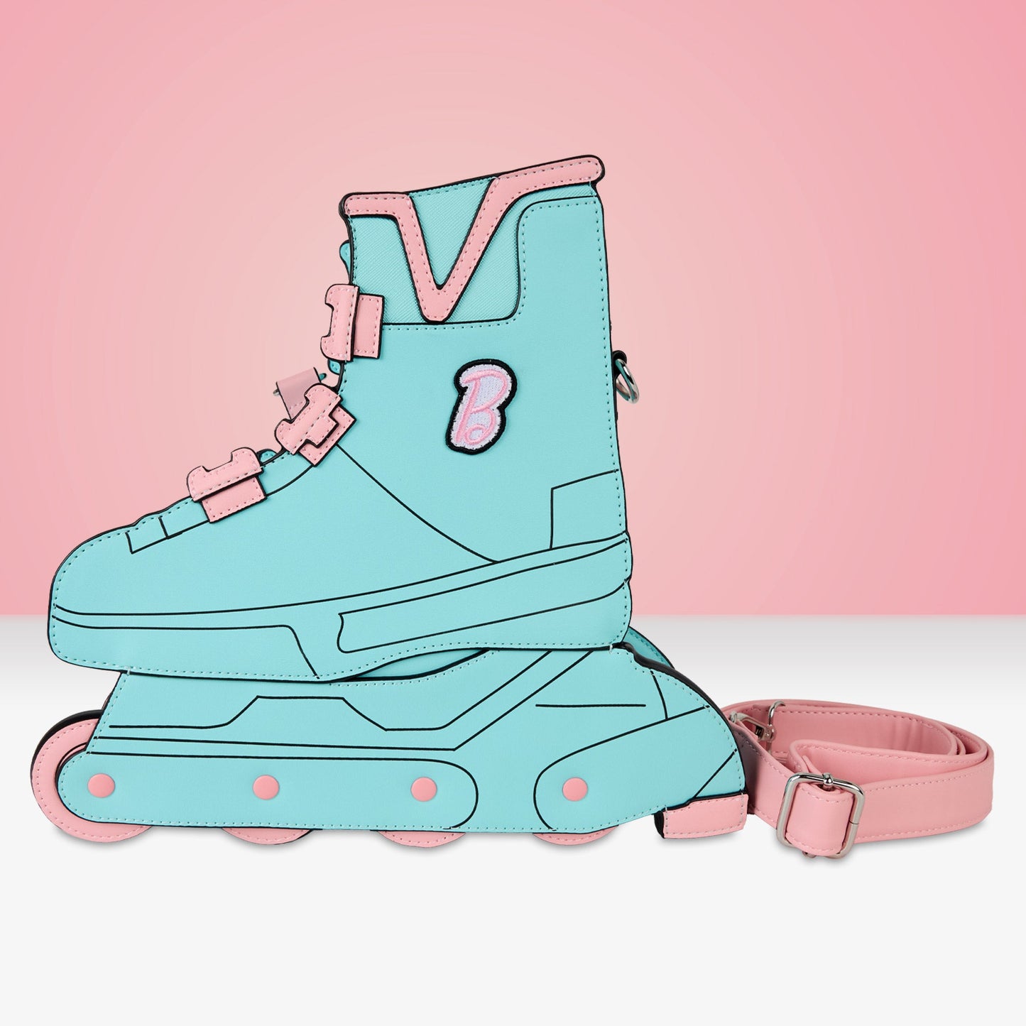 Loungefly x Mattel Classic Barbie Figural Skate Crossbody Bag - GeekCore