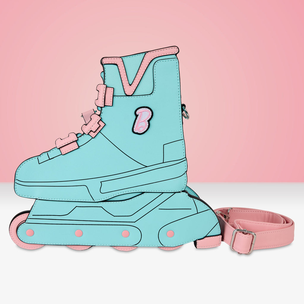 Loungefly x Mattel Classic Barbie Figural Skate Crossbody Bag - GeekCore