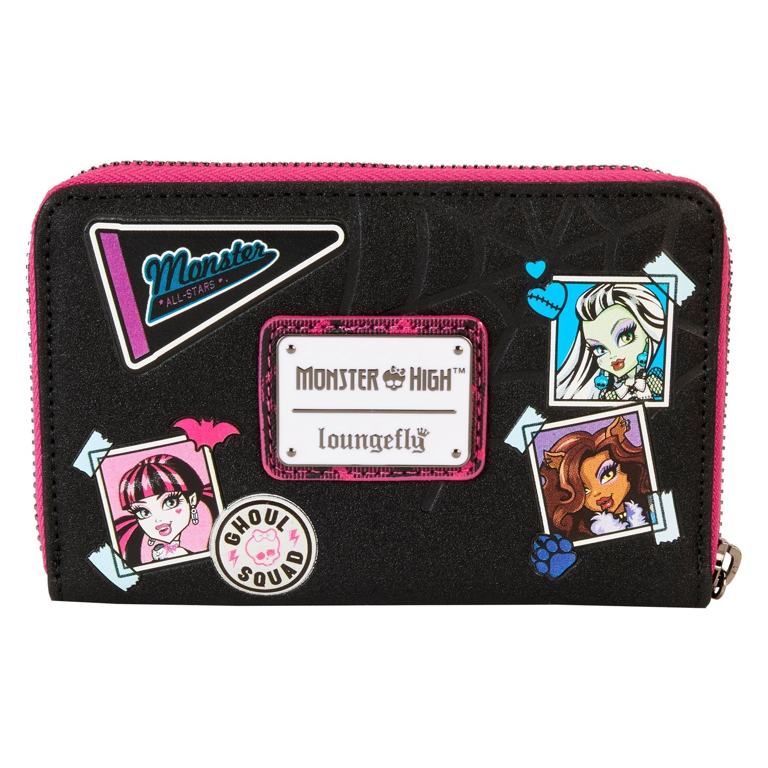 Loungefly x Mattel Monster High Crest Zip Around Wallet - GeekCore