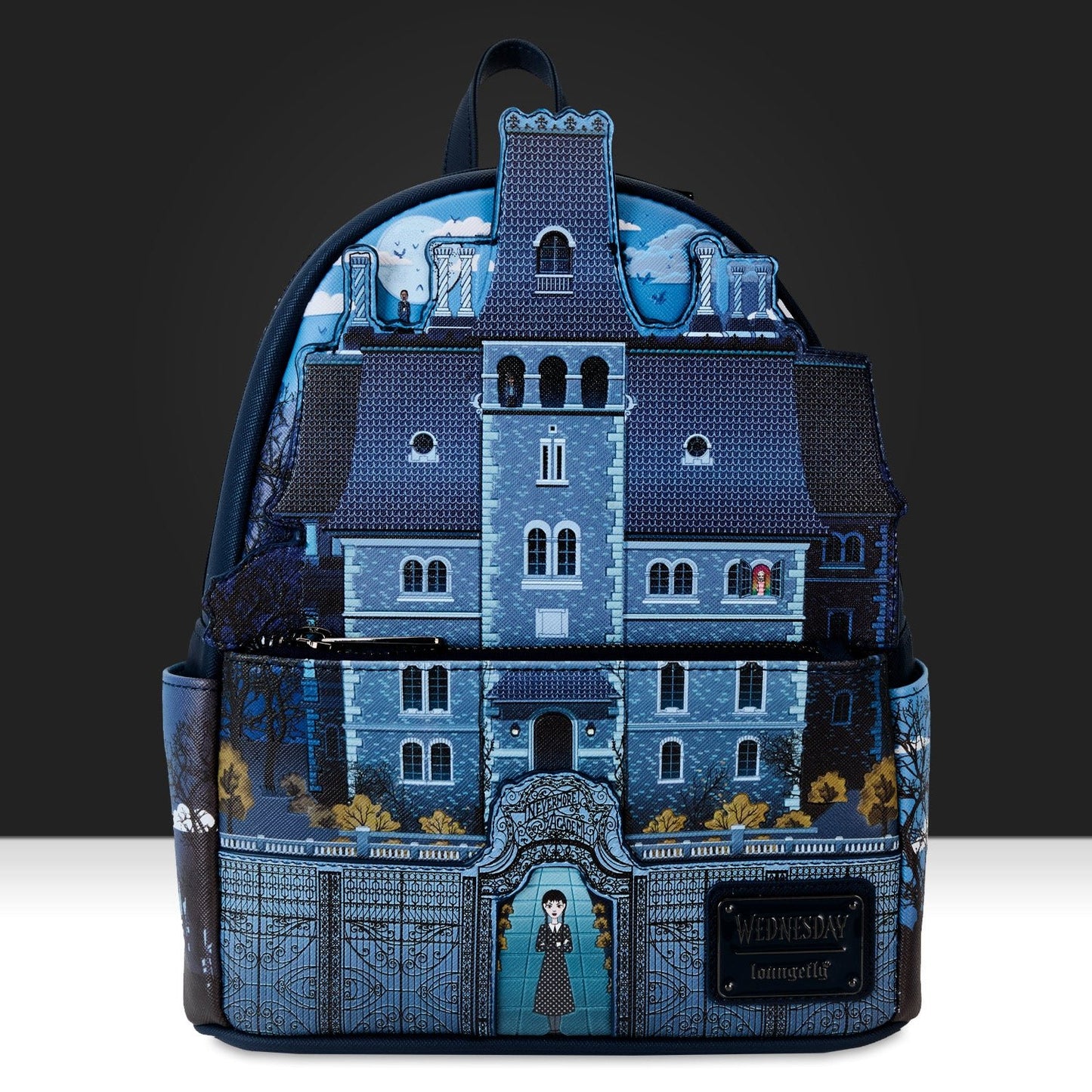 Loungefly x MGM Wednesday Nevermore Academy Mini Backpack - GeekCore