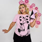 Loungefly x Minnie Rocks the Dots Florals Unisex Tee - GeekCore