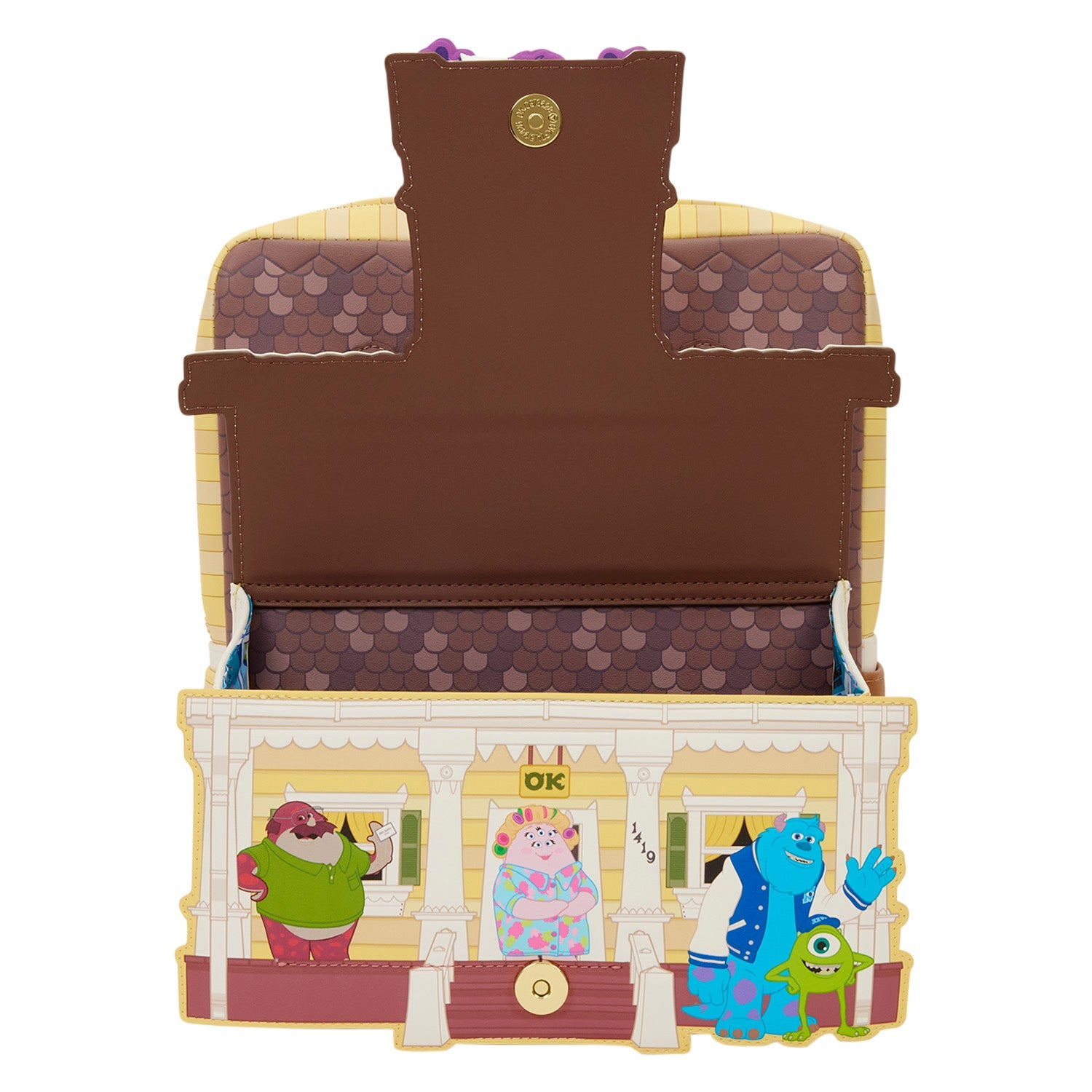 Loungefly x Monsters University Oozma Kappa House Figural Mini Backpack - GeekCore