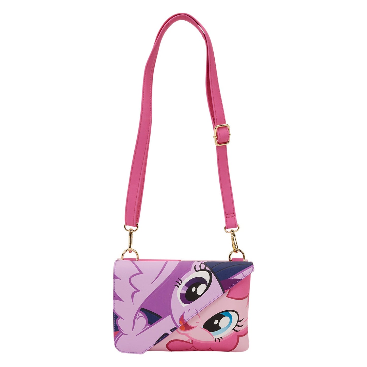 Loungefly x My Little Pony Twilight Sparkle & Pinkie Pie Crossbody Bag - GeekCore