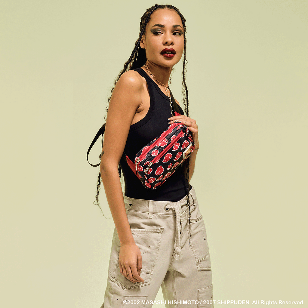 Loungefly x Naruto Akatsuki Sling Bag - GeekCore