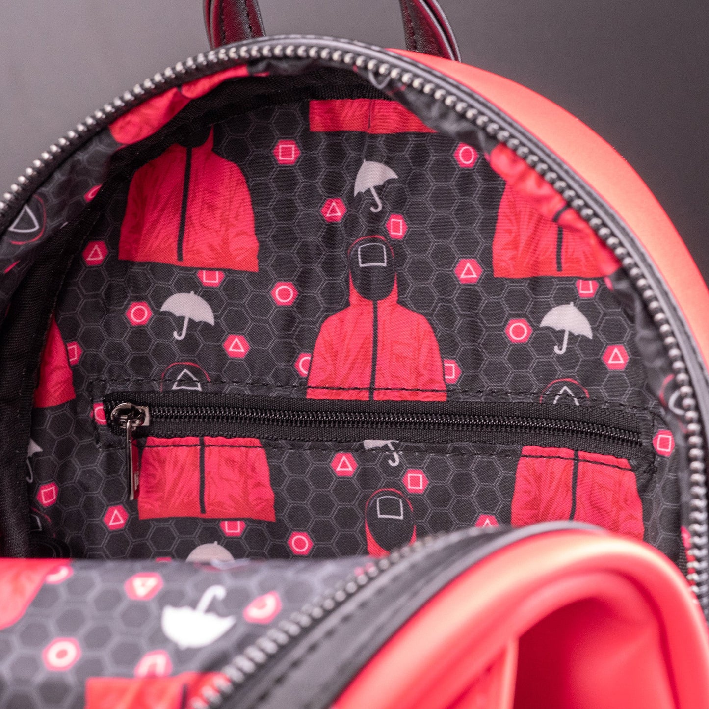 Loungefly x Netflix Squid Game Soldier Jumpsuit Outfit Cosplay Mini Backpack - GeekCore