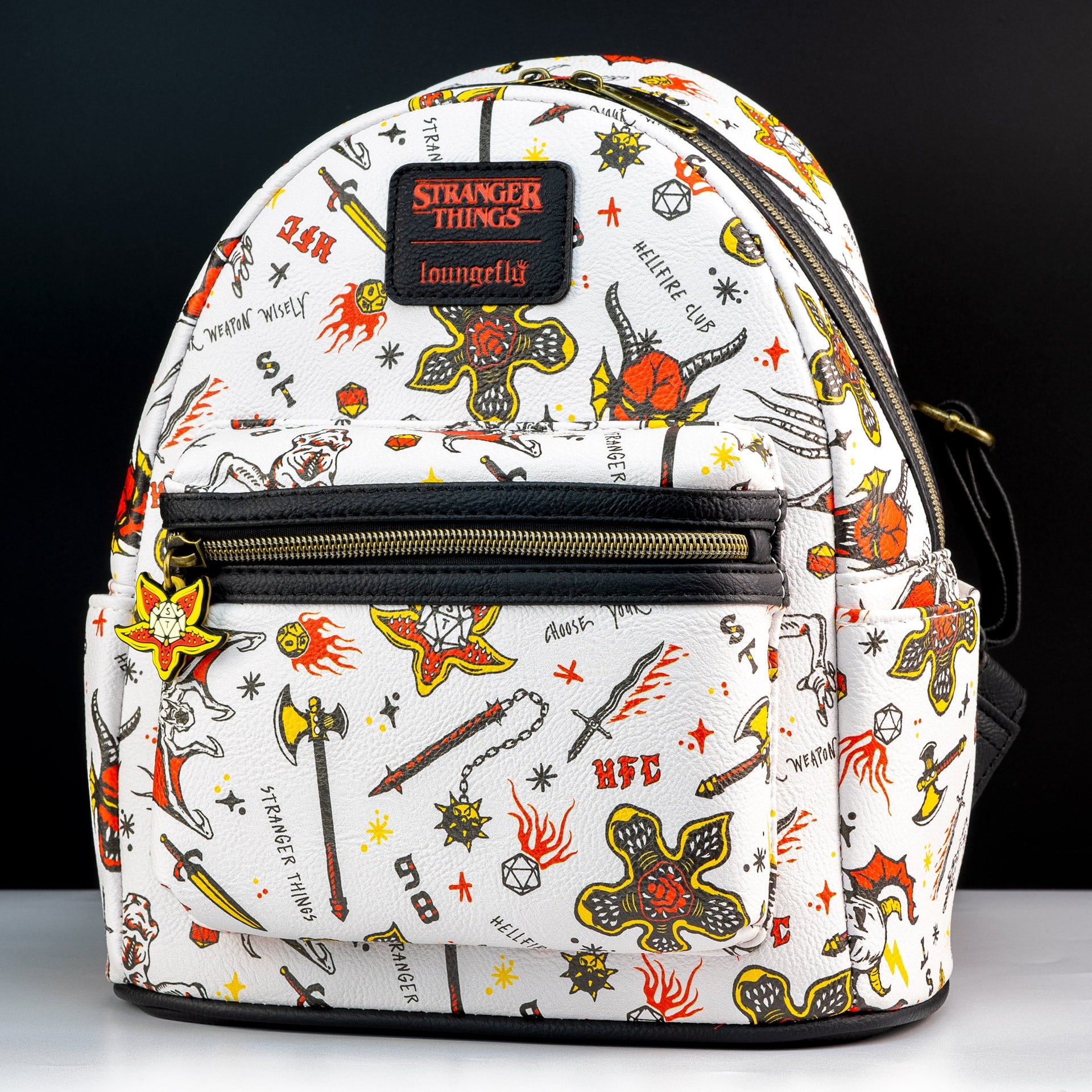 Loungefly x Netflix Stranger Things Hellfire Club Icons Mini Backpack – GeekCore