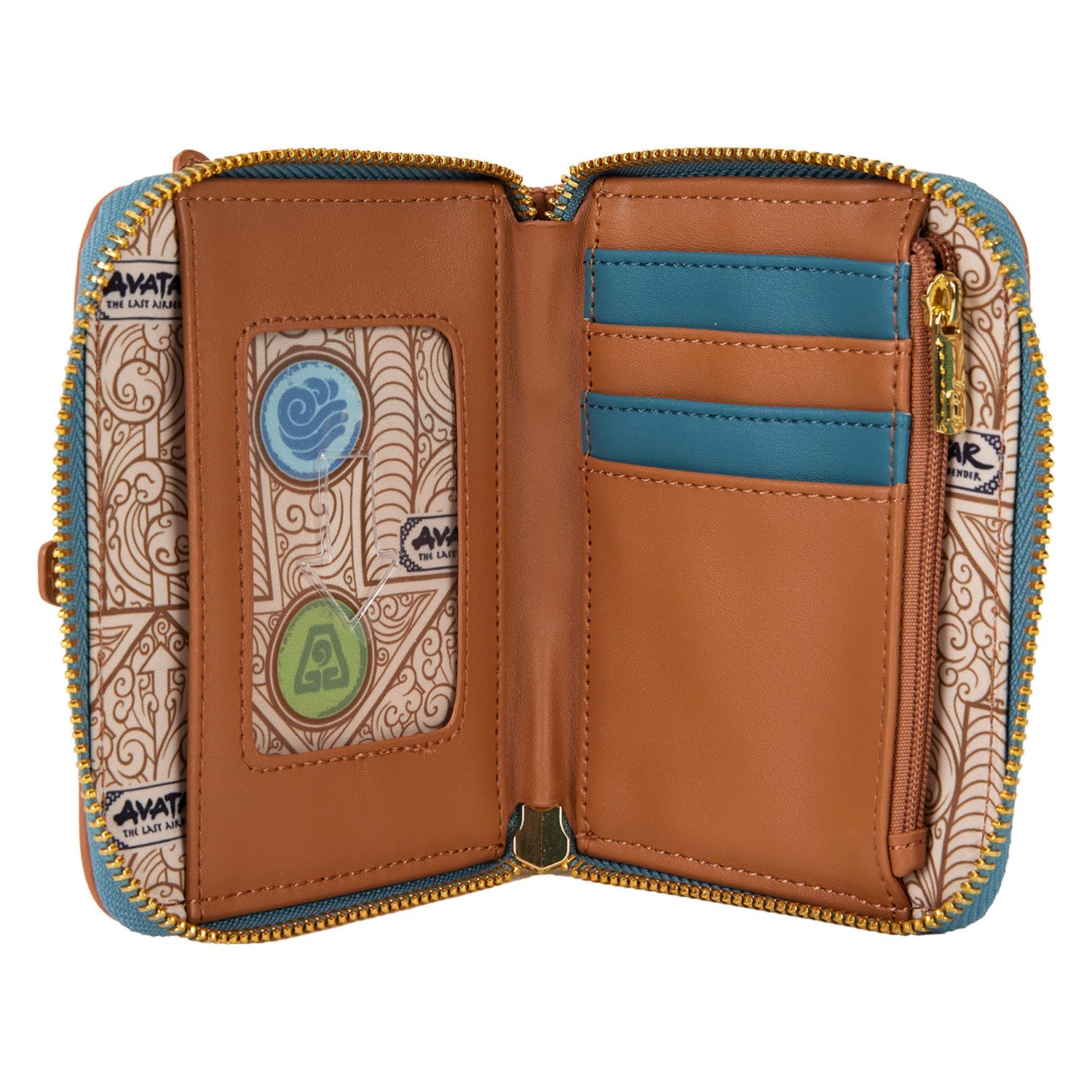 Loungefly x Nickelodeon Avatar: The Last Airbender Aang Zip Around Wallet - GeekCore