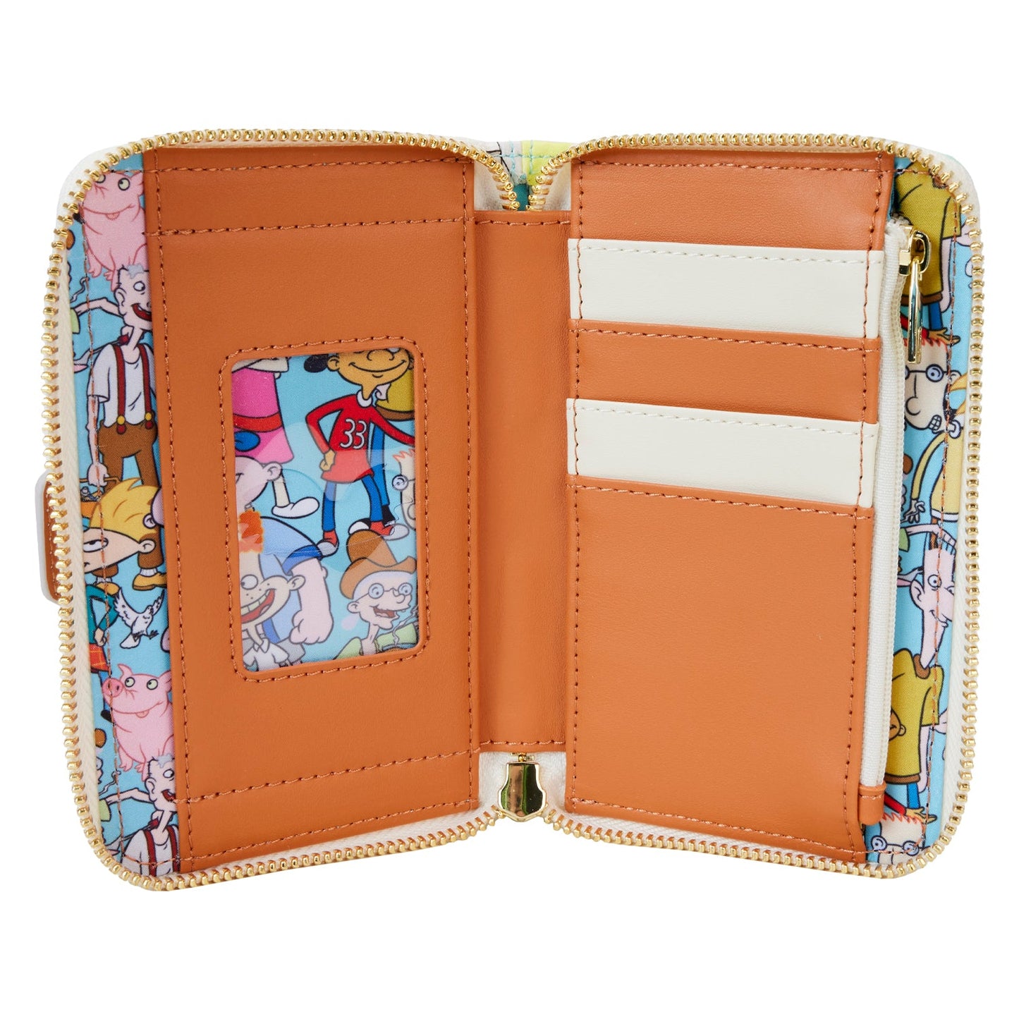 Loungefly x Nickelodeon Hey Arnold Zip Around Wallet - GeekCore