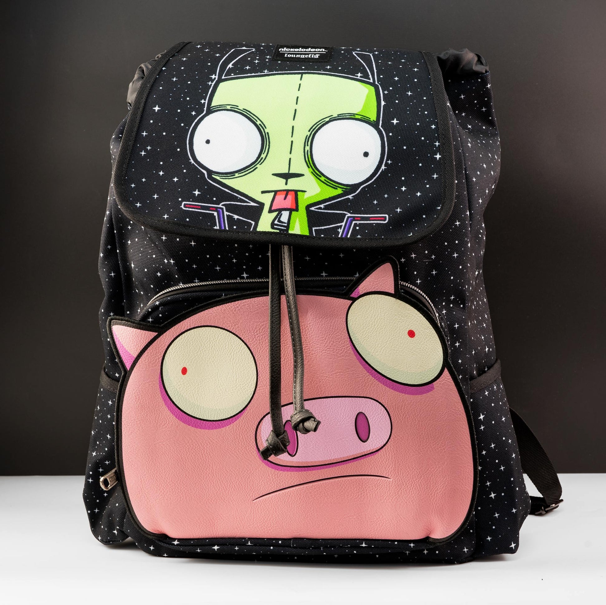 Loungefly x Nickelodeon Invader Zim Gir & Pig BTS Nylon Backpack – GeekCore
