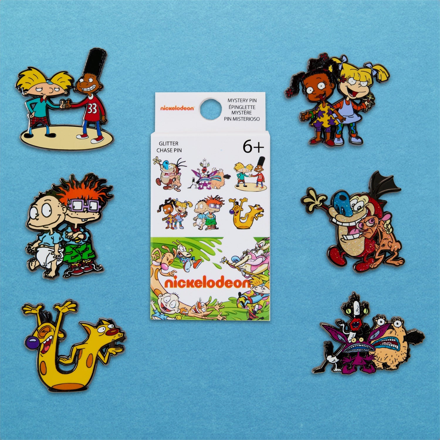 Loungefly x Nickelodeon Retro Blind Box Mystery Pin - GeekCore